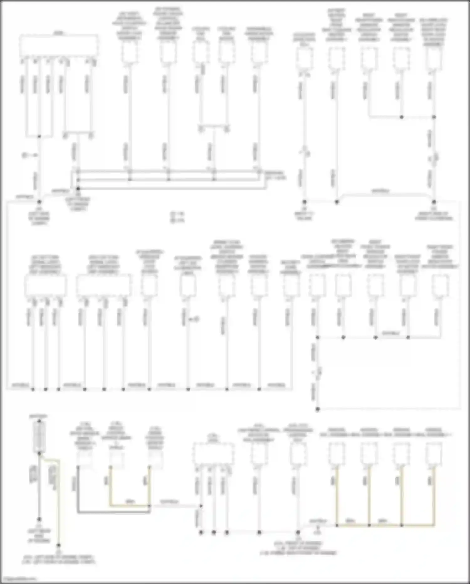 Corolla Toyota XII (2018-2024): Ground distribution circuit, sedan tmmms made (1 of 5)