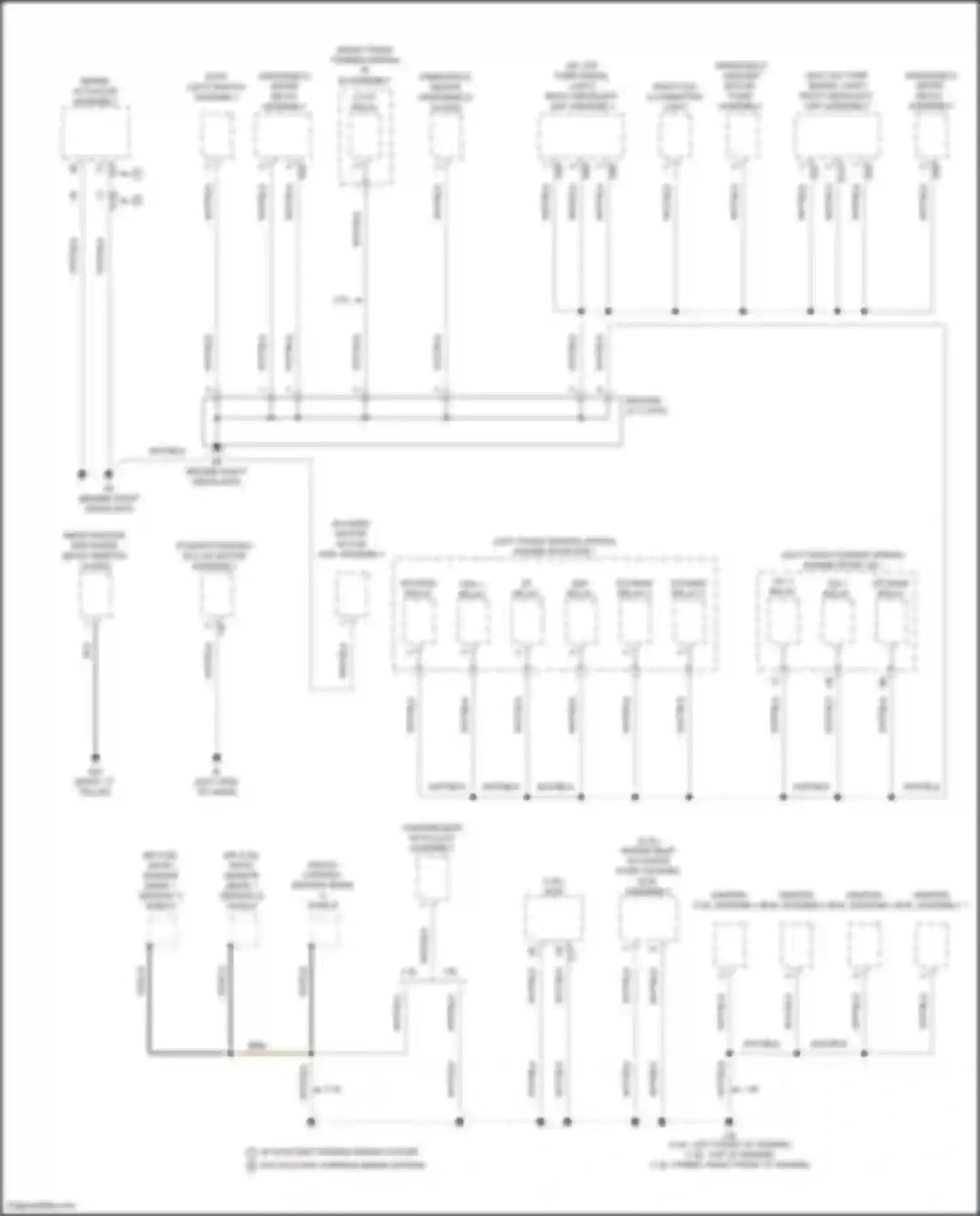 Corolla Toyota XII (2018-2024): Ground distribution circuit, sedan tmmms made (2 of 5)