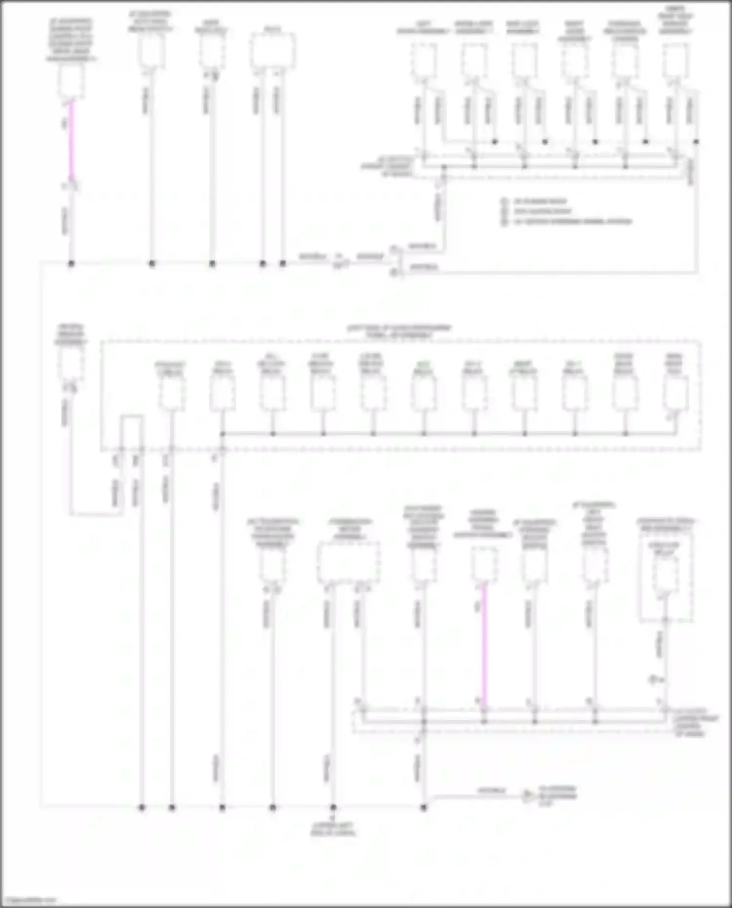 Corolla Toyota XII (2018-2024): Ground distribution circuit, sedan tmmms made (3 of 5)