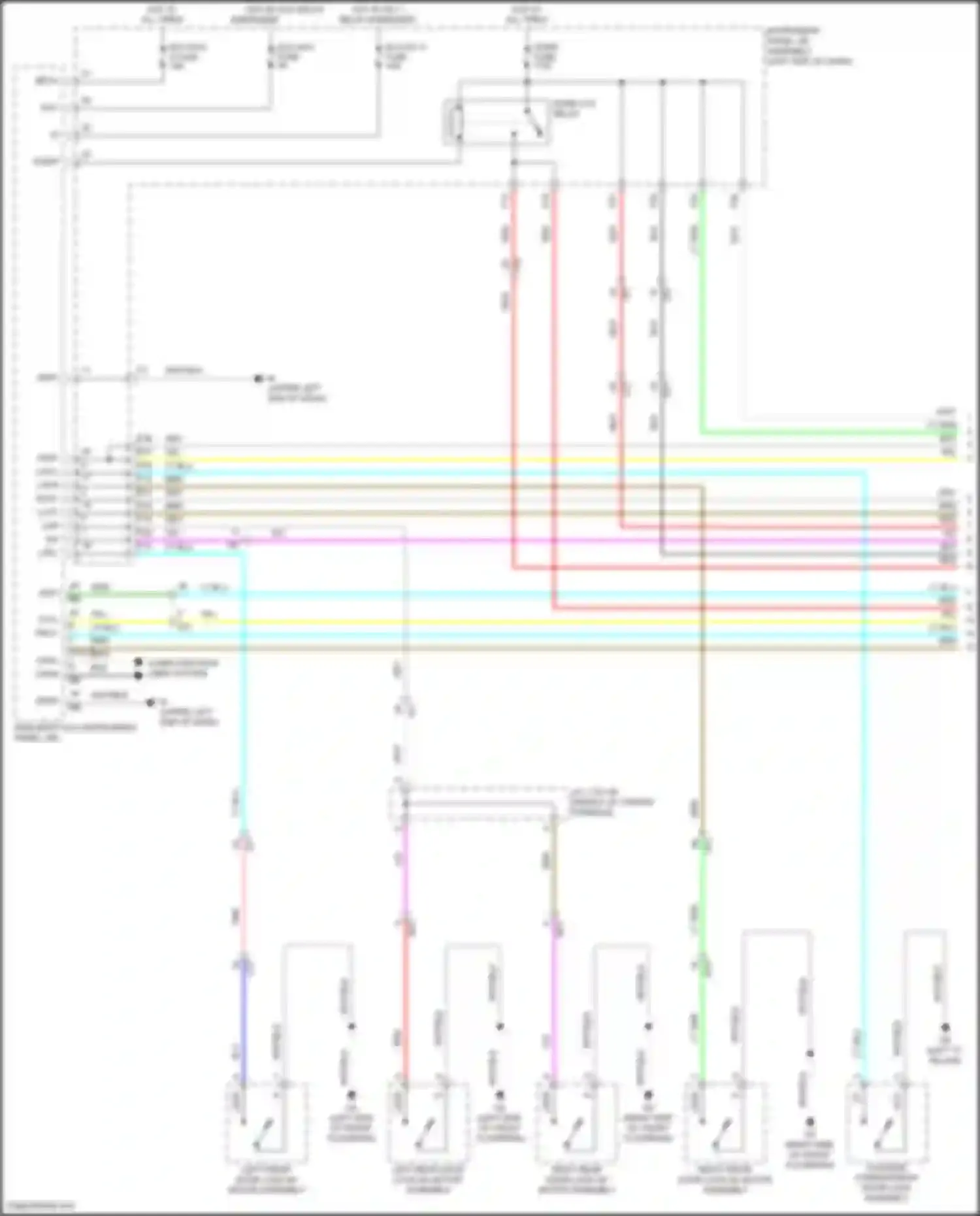 Corolla Toyota XII (2018-2024): Courtesy lamps circuit, sedan (1 of 3)