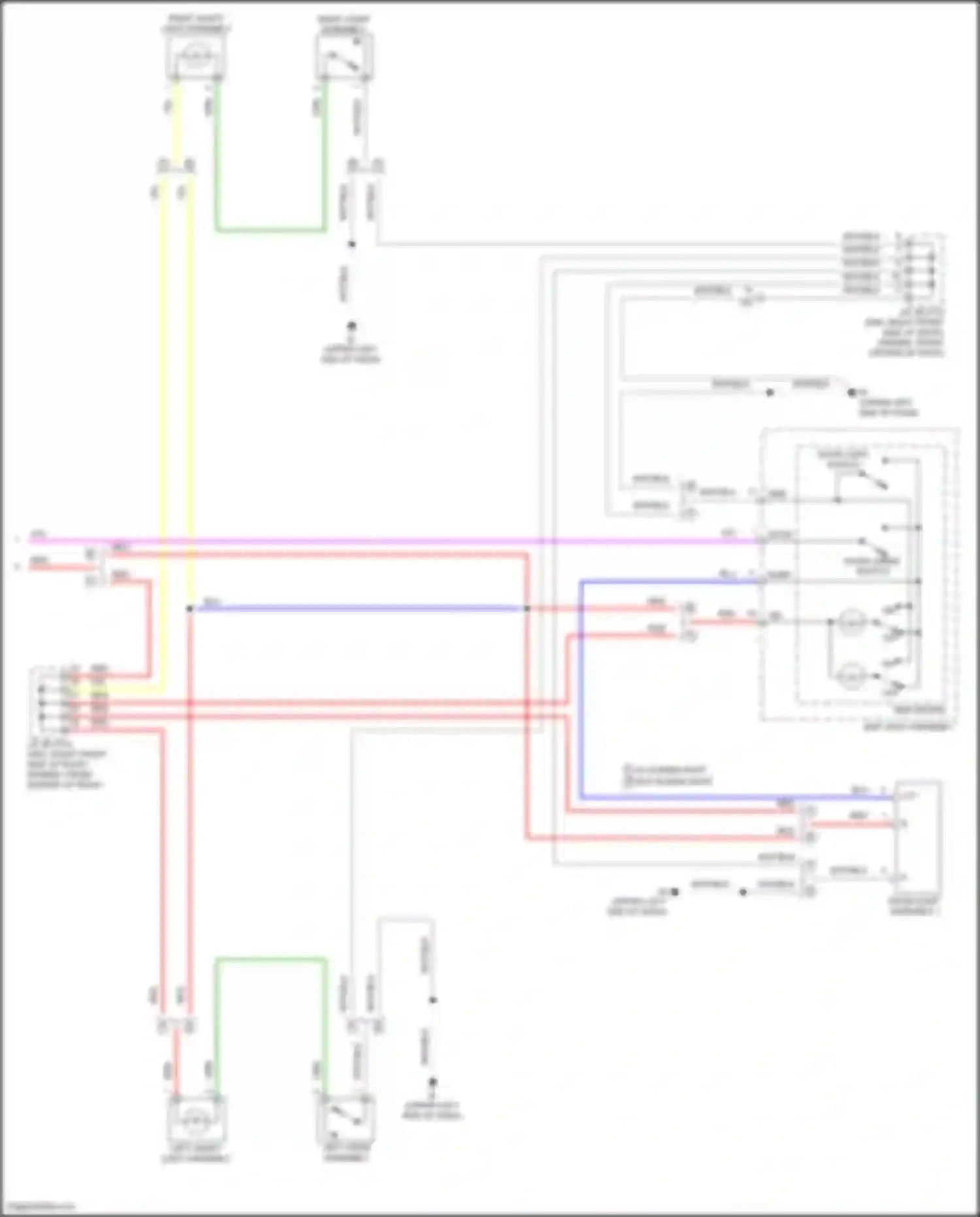 Corolla Toyota XII (2018-2024): Courtesy lamps circuit, sedan (3 of 3)