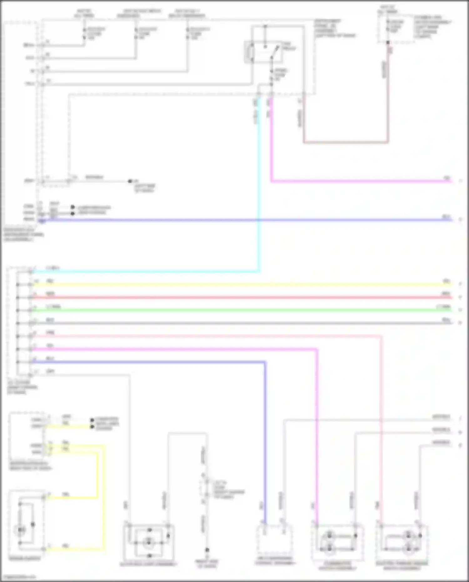 Corolla Toyota XII (2018-2024): Instrument illumination circuit, hatchback (1 of 4)