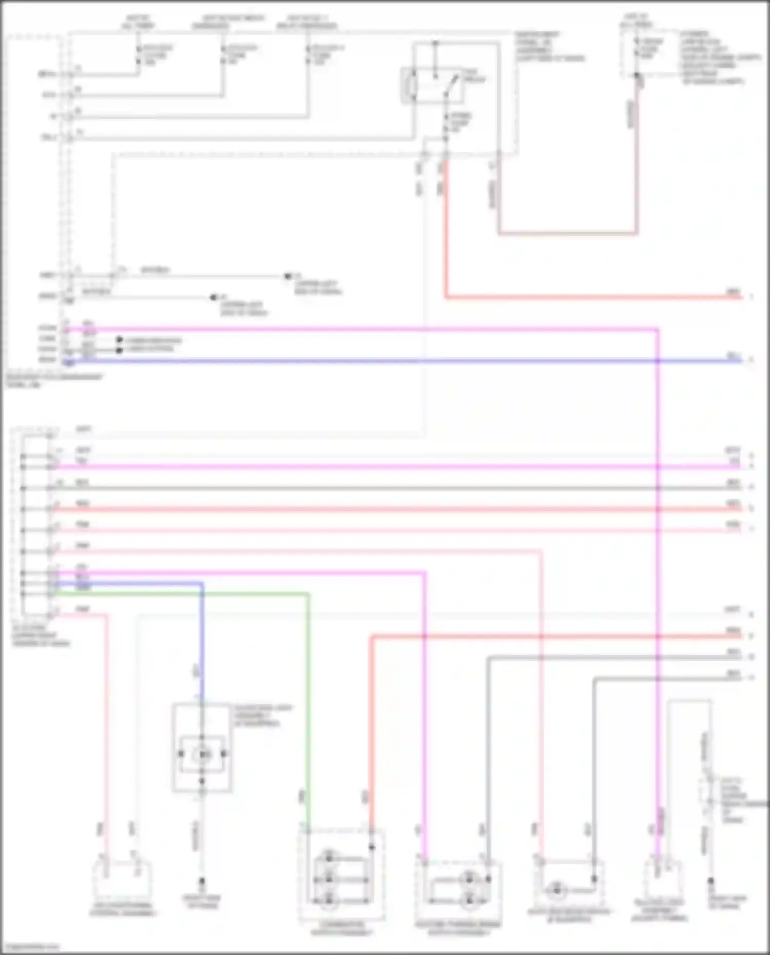 Corolla Toyota XII (2018-2024): Instrument illumination circuit, sedan (1 of 4)