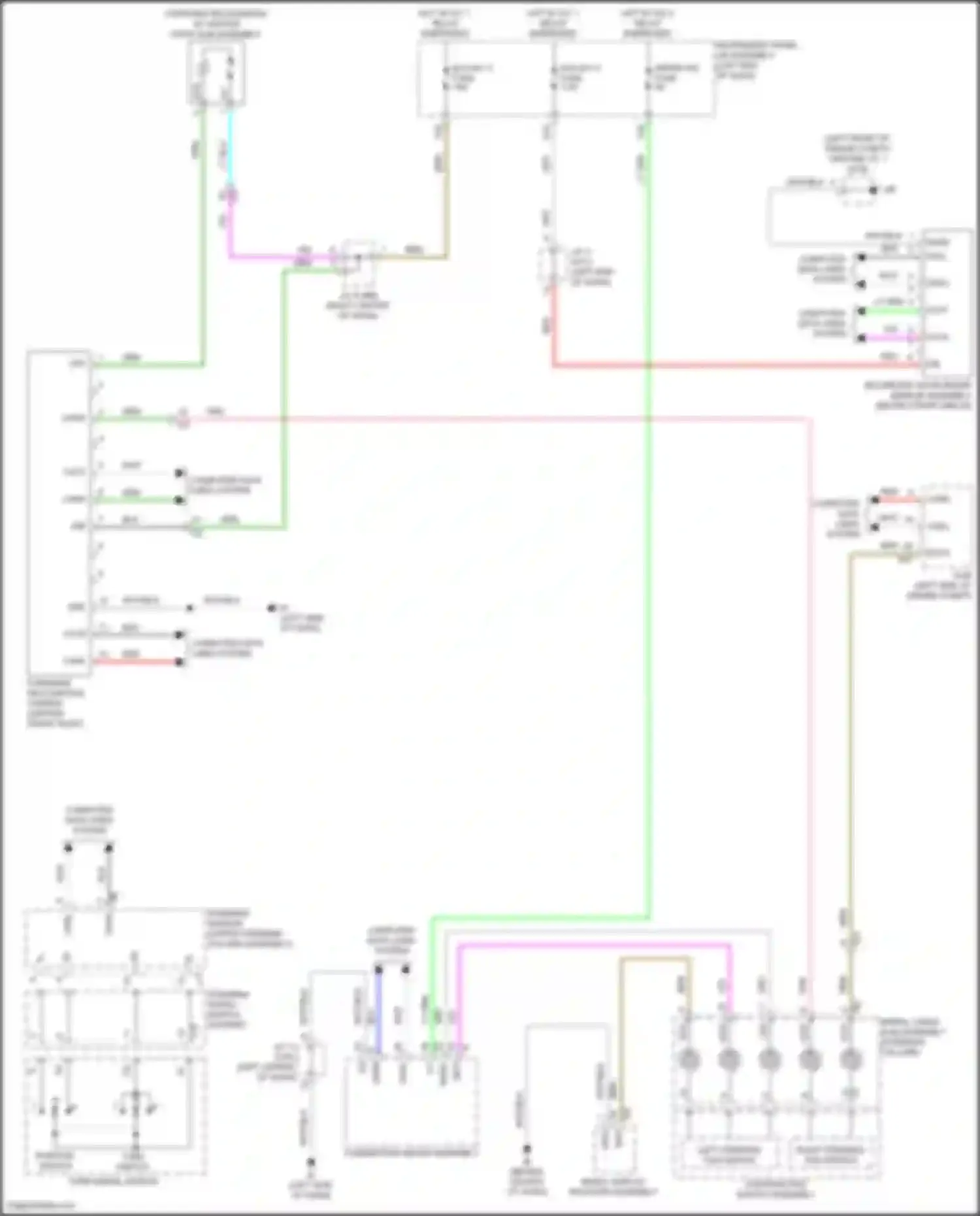 Corolla Toyota XII (2018-2024): Lane departure warning circuit, hatchback