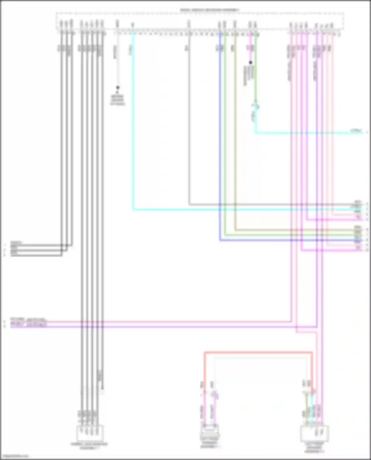 Corolla Toyota XII (2018-2024): Navigation circuit, hatchback w/ built-in amplifier (3 of 4)