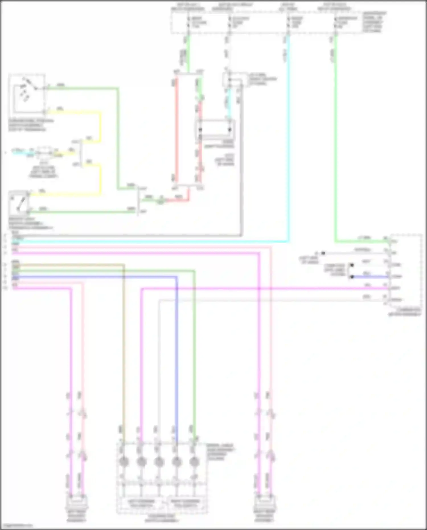 Corolla Toyota XII (2018-2024): Navigation circuit, hatchback w/ built-in amplifier (4 of 4)