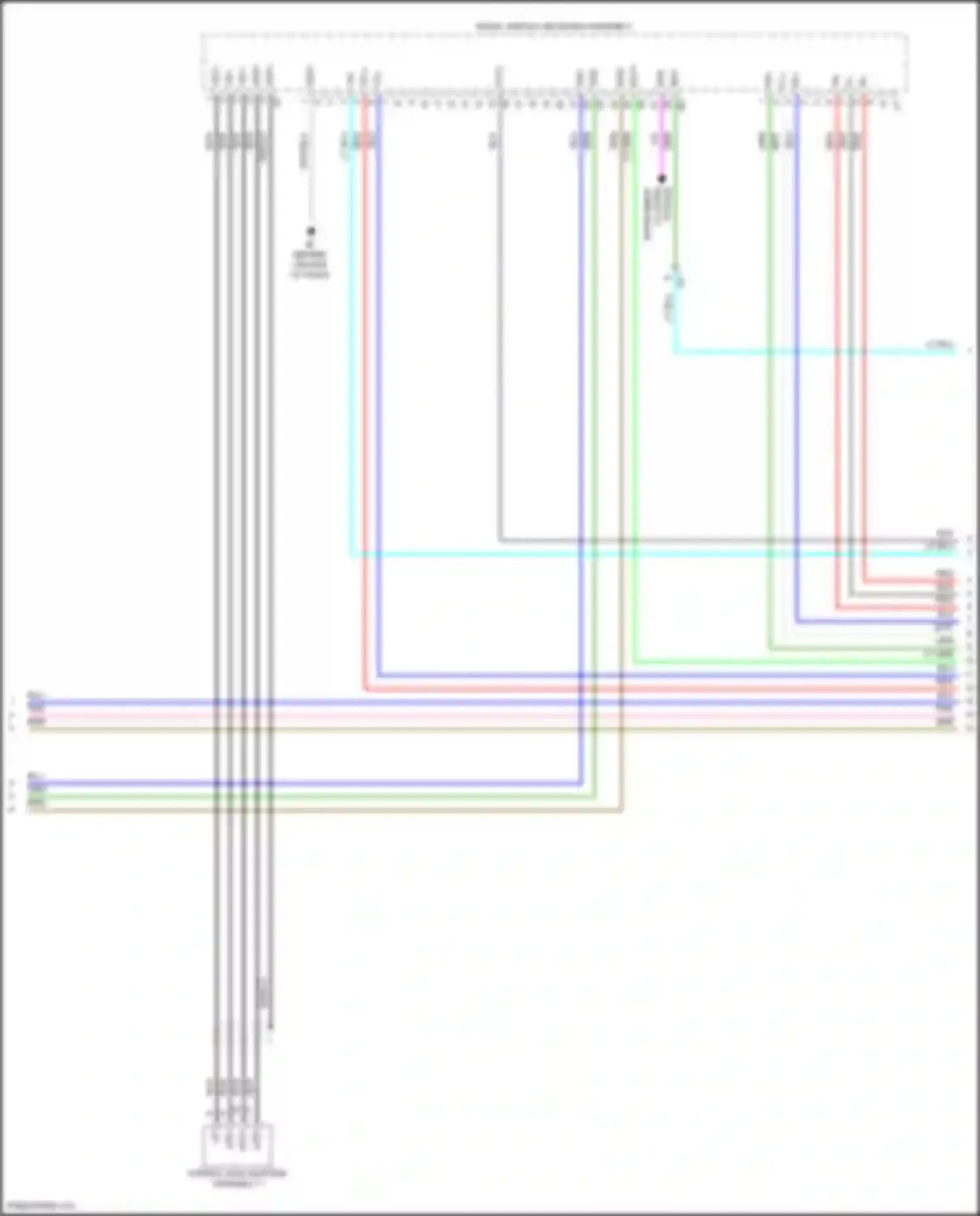 Corolla Toyota XII (2018-2024): Navigation circuit, hatchback w/ separate amplifier (3 of 5)