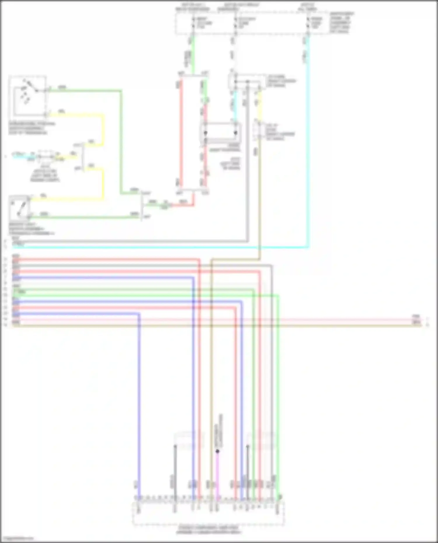 Corolla Toyota XII (2018-2024): Navigation circuit, hatchback w/ separate amplifier (4 of 5)