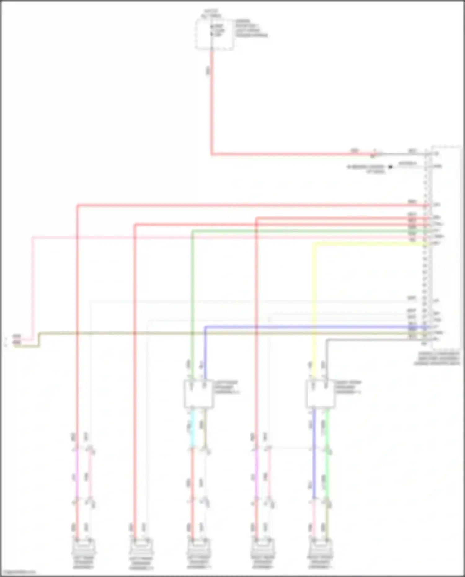 Corolla Toyota XII (2018-2024): Navigation circuit, hatchback w/ separate amplifier (5 of 5)