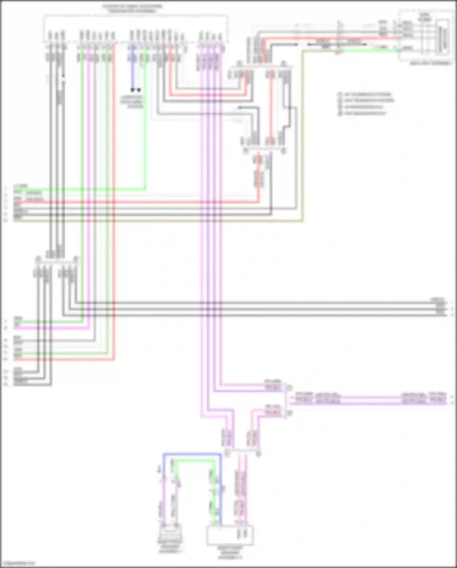 Corolla Toyota XII (2018-2024): Navigation circuit, sedan w/ built-in amplifier (2 of 4)