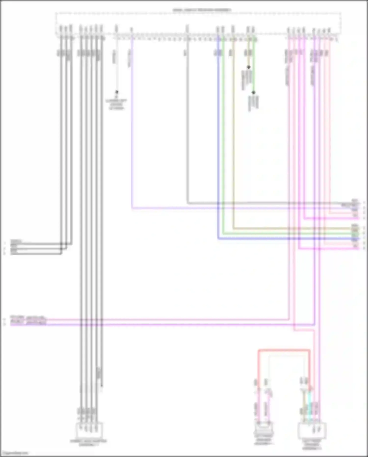 Corolla Toyota XII (2018-2024): Navigation circuit, sedan w/ built-in amplifier (3 of 4)
