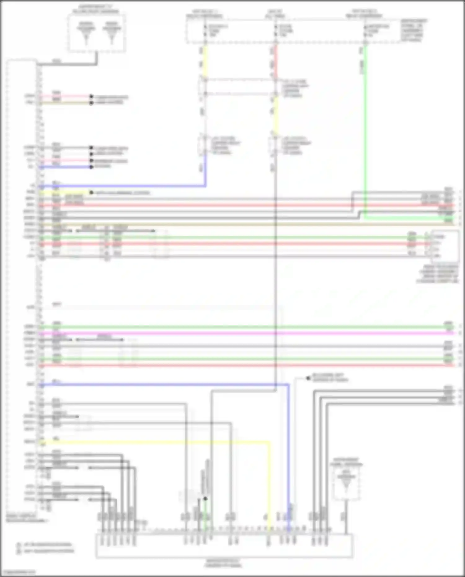 Corolla Toyota XII (2018-2024): Navigation circuit, sedan w/ separate amplifier (1 of 4)