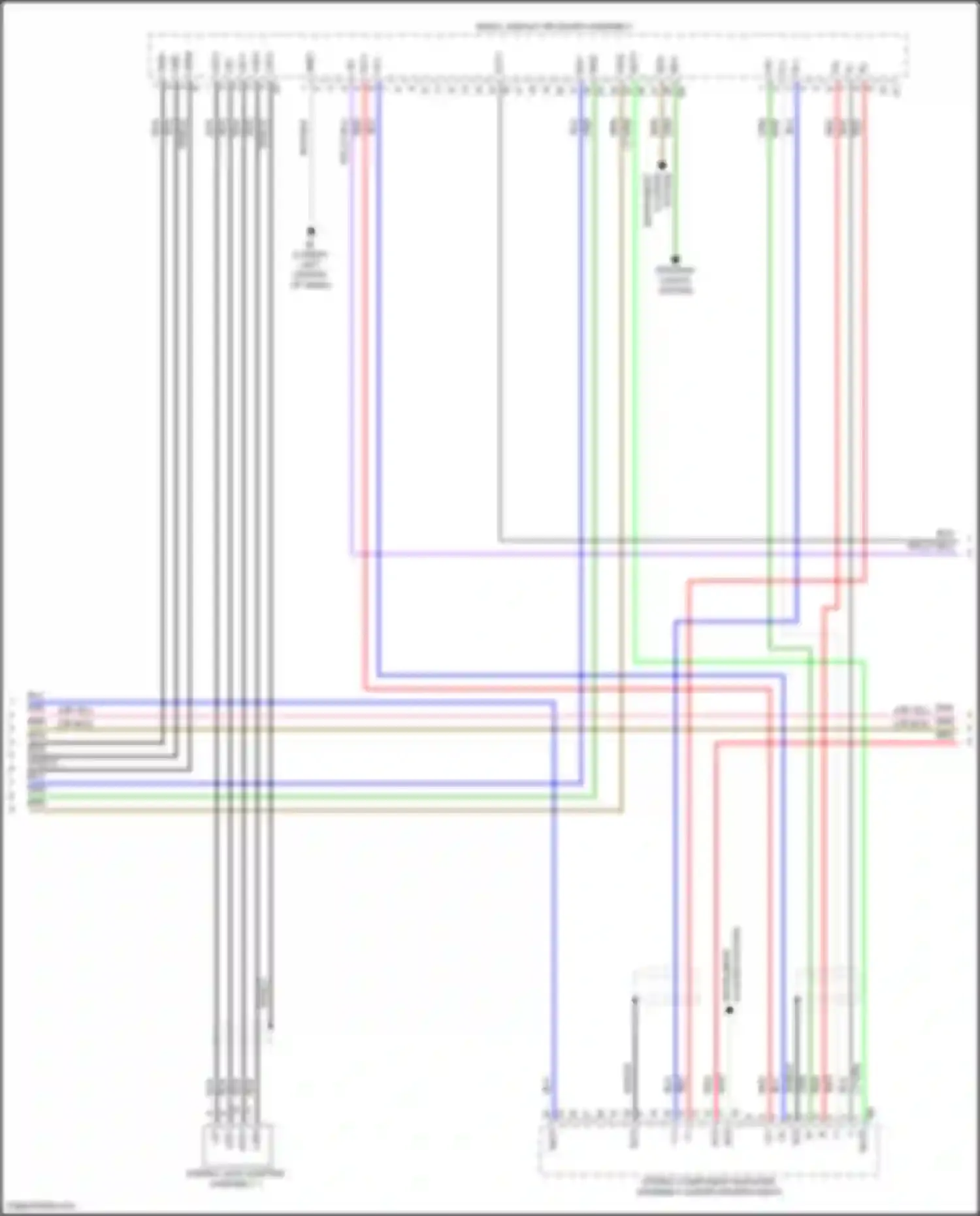 Corolla Toyota XII (2018-2024): Navigation circuit, sedan w/ separate amplifier (3 of 4)