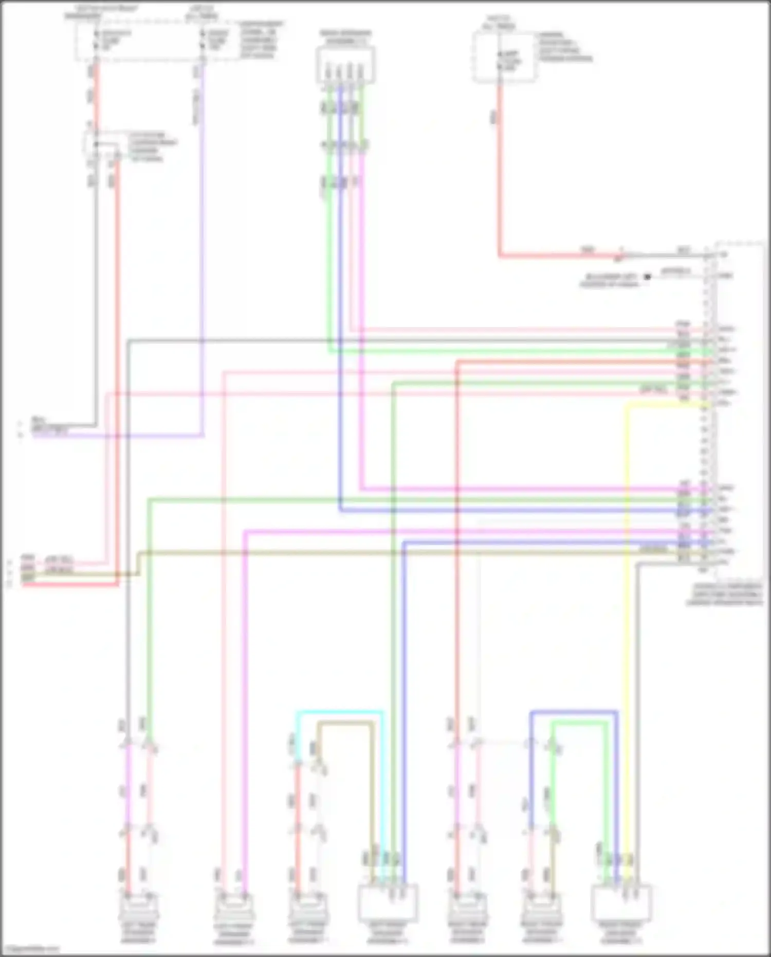 Corolla Toyota XII (2018-2024): Navigation circuit, sedan w/ separate amplifier (4 of 4)