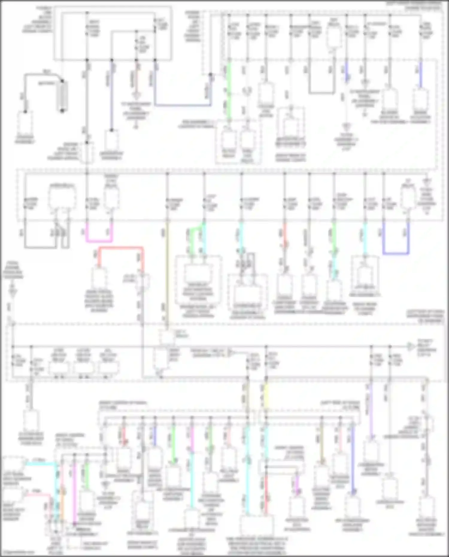 Corolla Toyota XII (2018-2024): Power distribution circuit, hatchback (1 of 4)