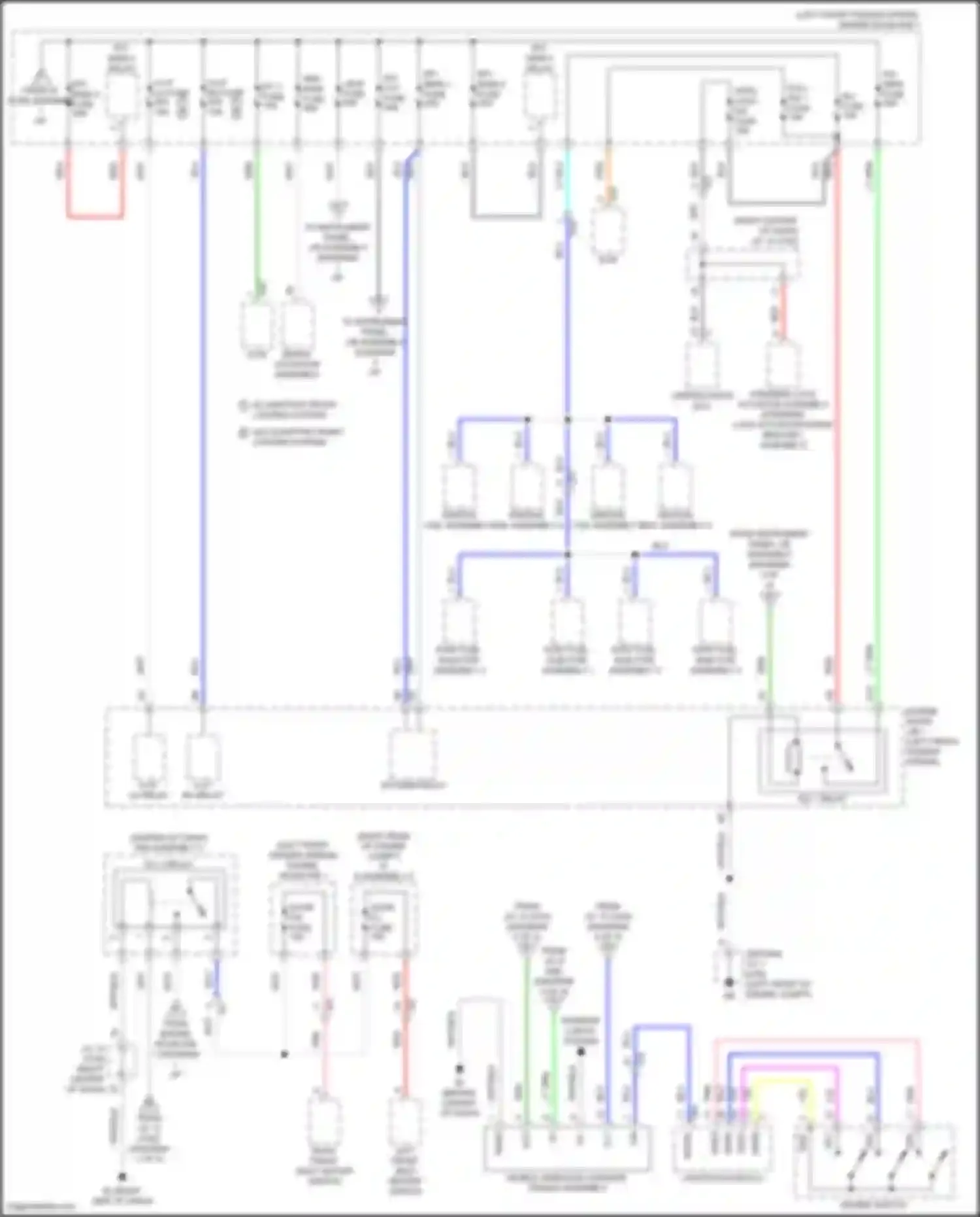 Corolla Toyota XII (2018-2024): Power distribution circuit, hatchback (2 of 4)