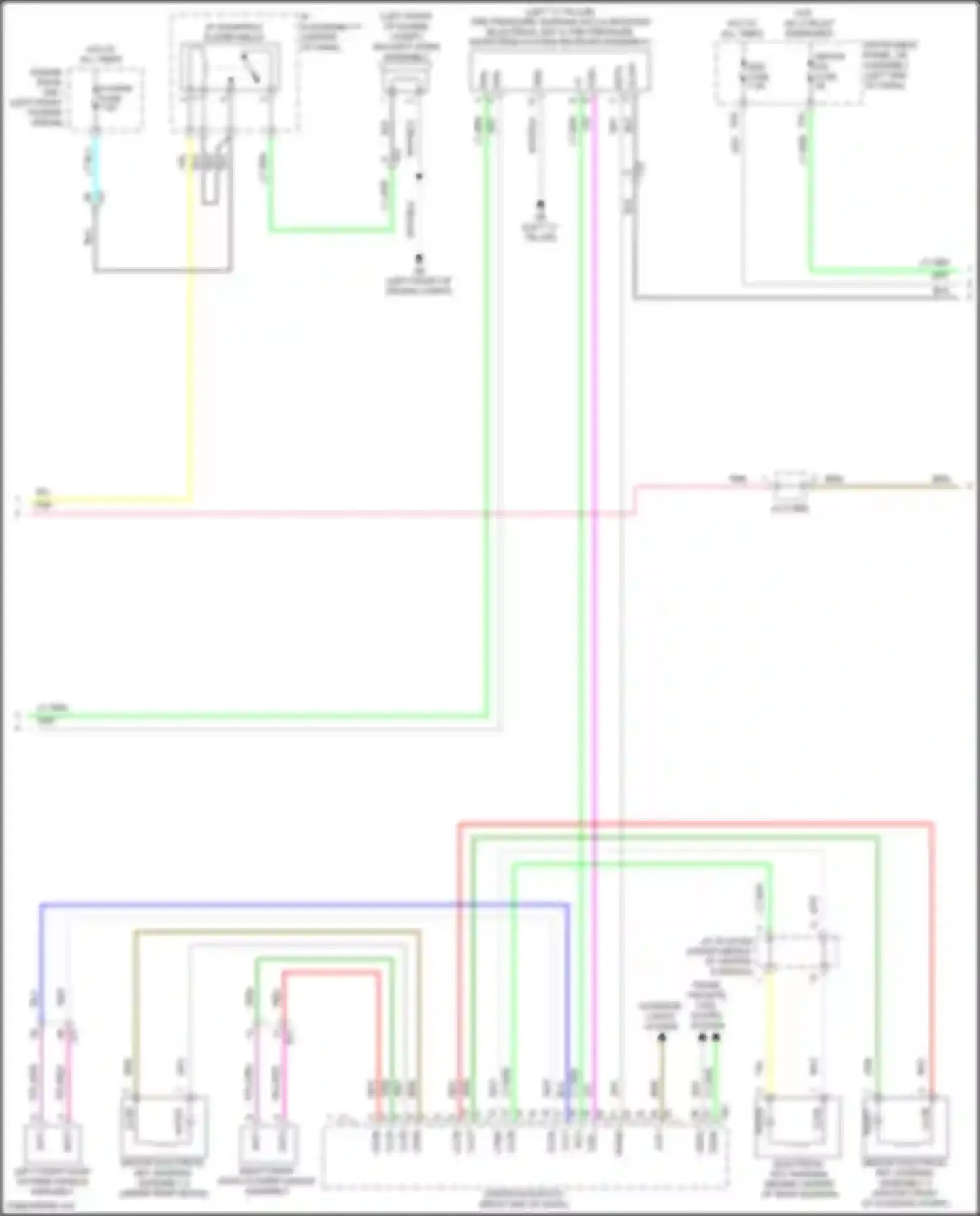 Corolla Toyota XII (2018-2024): Power door locks circuit, hatchback (3 of 4)