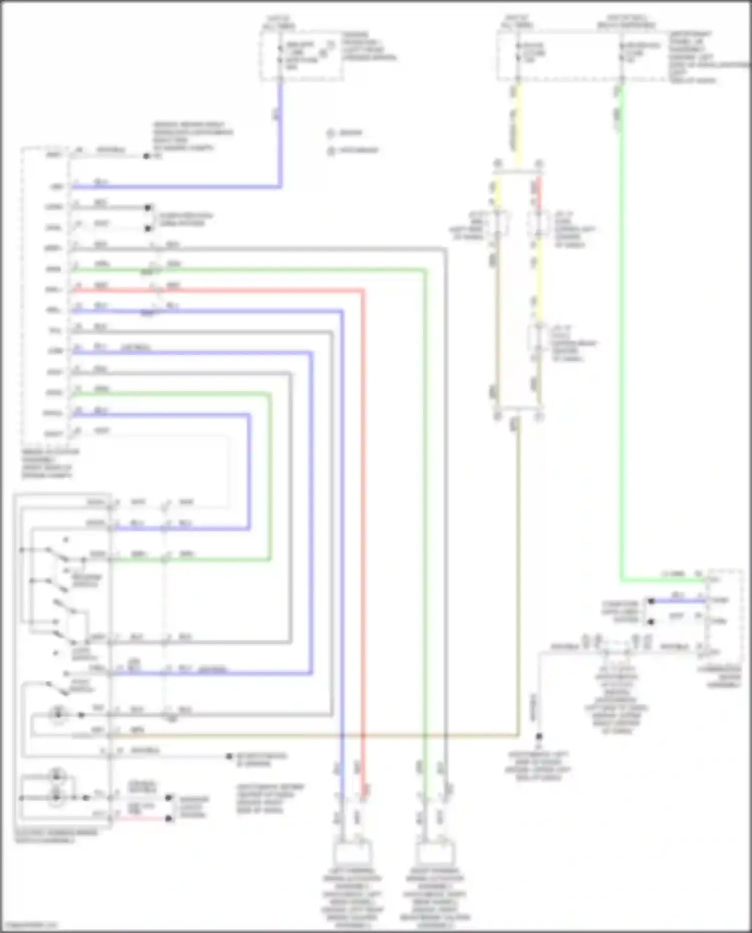 Corolla Toyota XII (2018-2024): Electric parking brake circuit, except hybrid