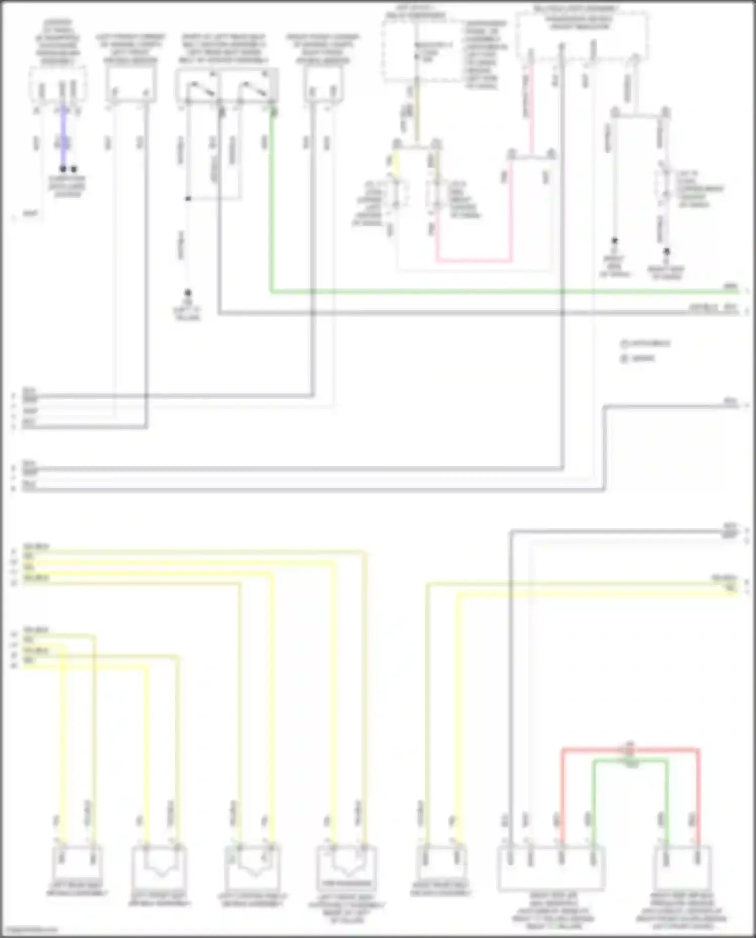 Corolla Toyota XII (2018-2024): Supplemental restraints circuit (2 of 3)