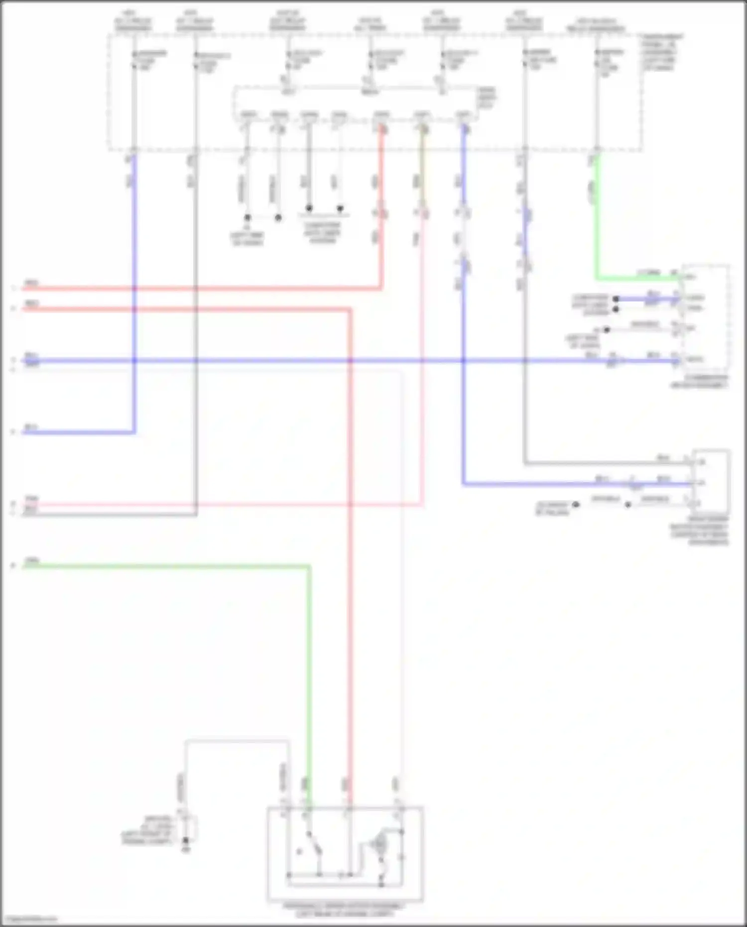 Corolla Toyota XII (2018-2024): Wiper/washer circuit, hatchback (2 of 2)
