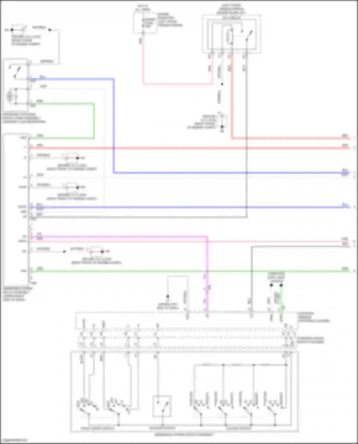 Corolla Toyota XII (2018-2024): Wiper/washer circuit, sedan (1 of 2)