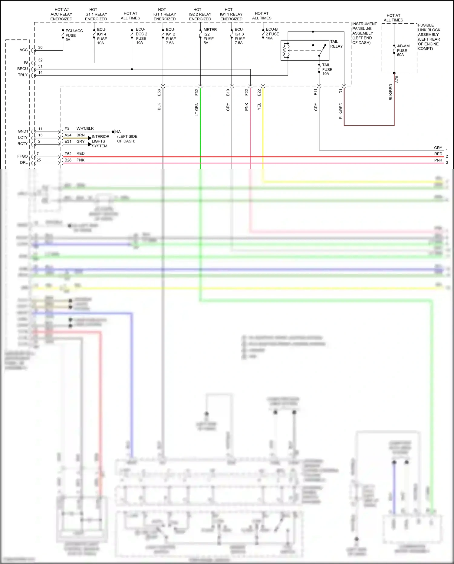 Toyota Corolla XII (2018-2024) automatic light control sensor wiring diagram  (1 of 2)