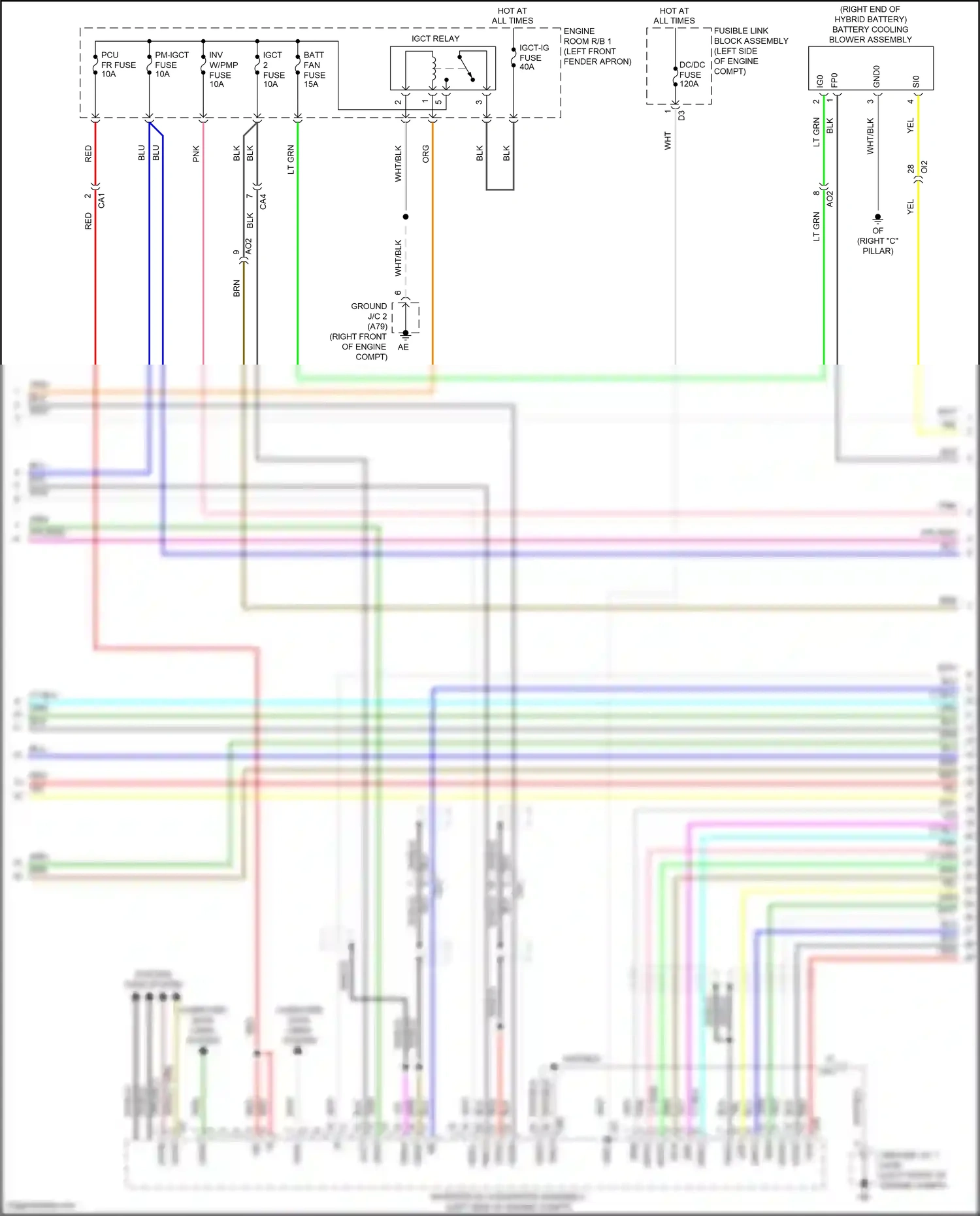 Toyota Corolla XII (2018-2024) computer data lines system wiring diagram  (134 of 153)