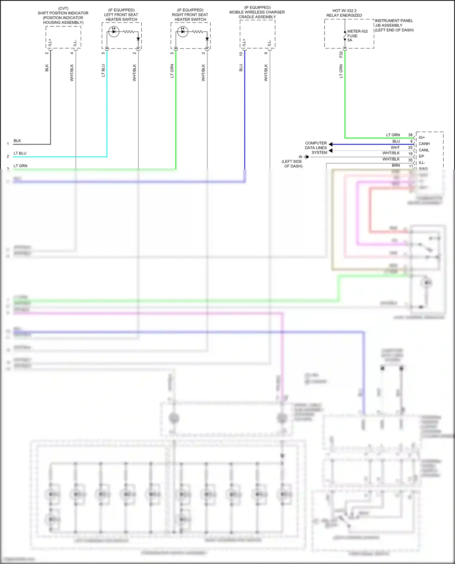 Toyota Corolla XII (2018-2024) computer data lines system wiring diagram  (75 of 153)
