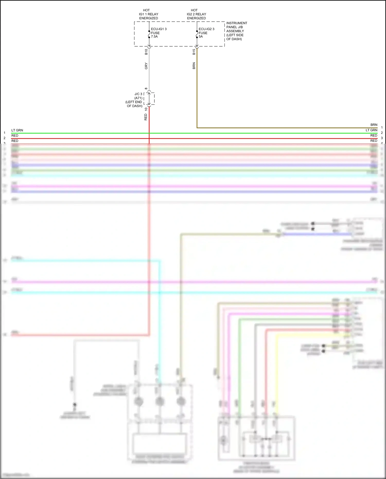 Toyota Corolla XII (2018-2024) computer data lines system wiring diagram  (115 of 153)