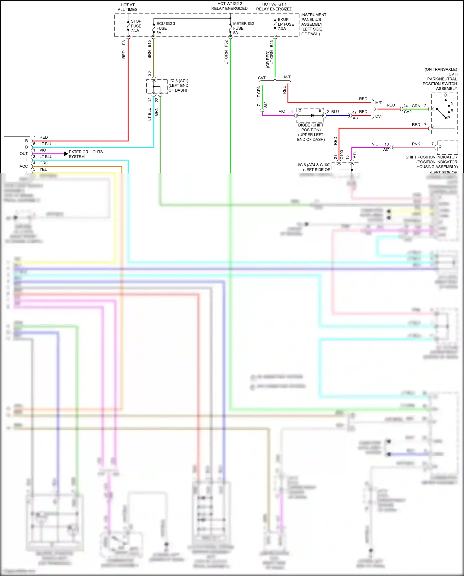 Toyota Corolla XII (2018-2024) computer data lines system wiring diagram  (120 of 153)