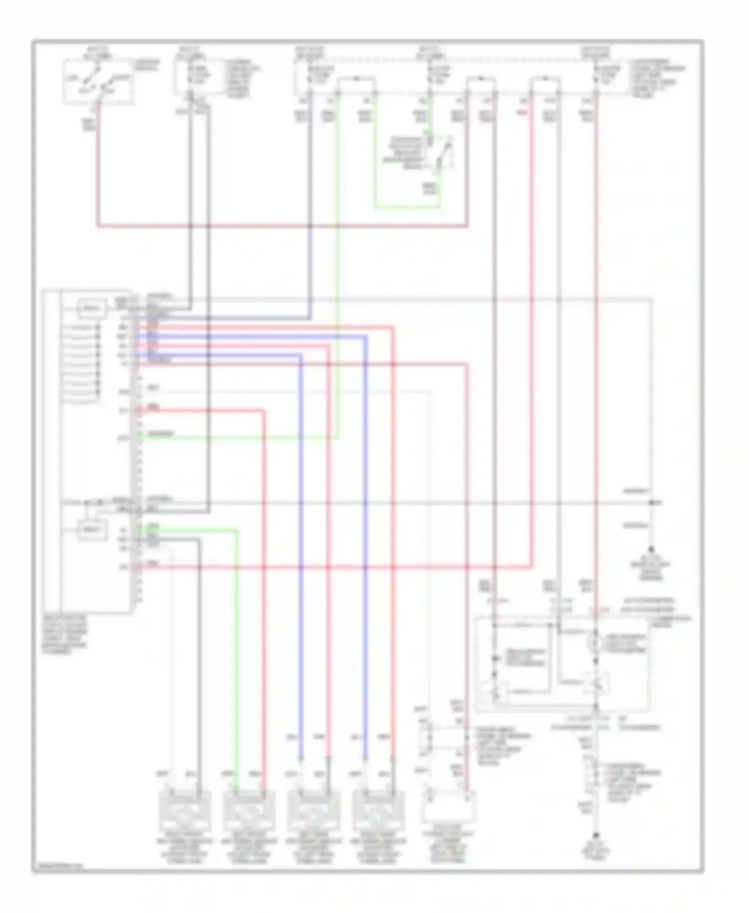Echo Toyota I (1999-2005): Anti-lock brakes circuit