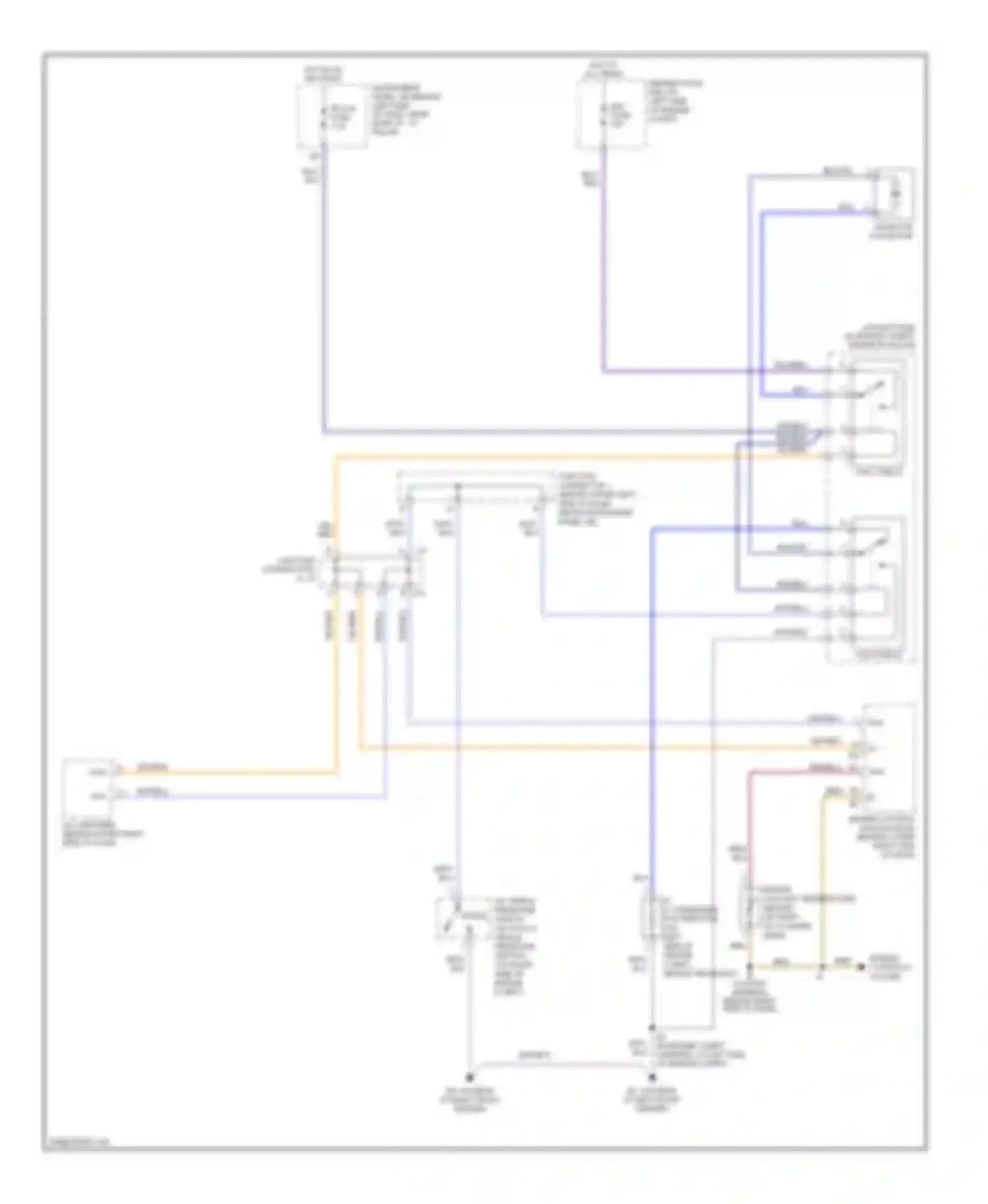 Echo Toyota I (1999-2005): Cooling fan circuit