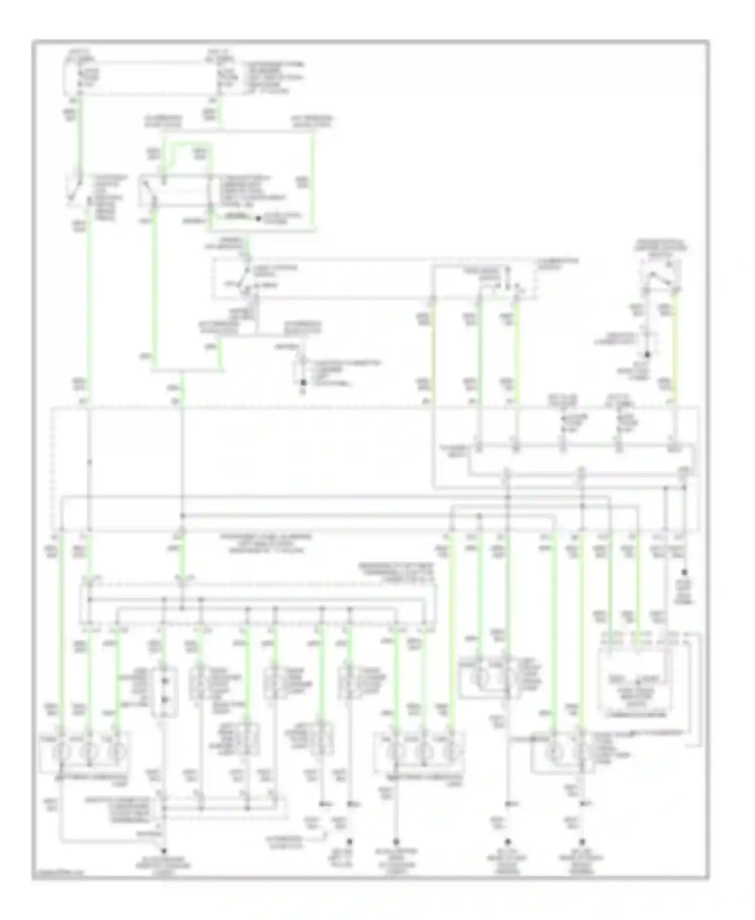 Echo Toyota I (1999-2005): Exterior lamps circuit