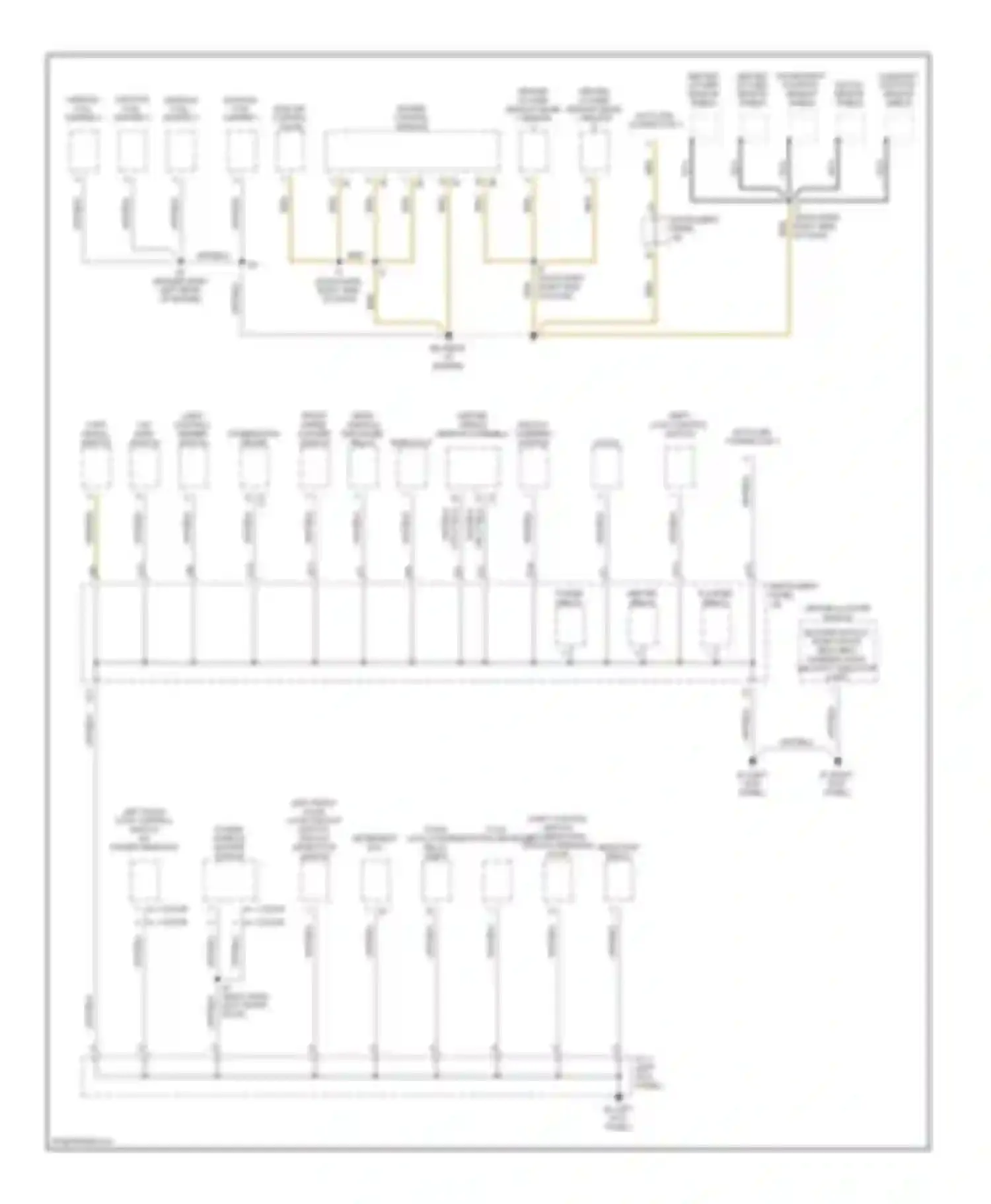 Echo Toyota I (1999-2005): Ground distribution circuit (2 of 2)