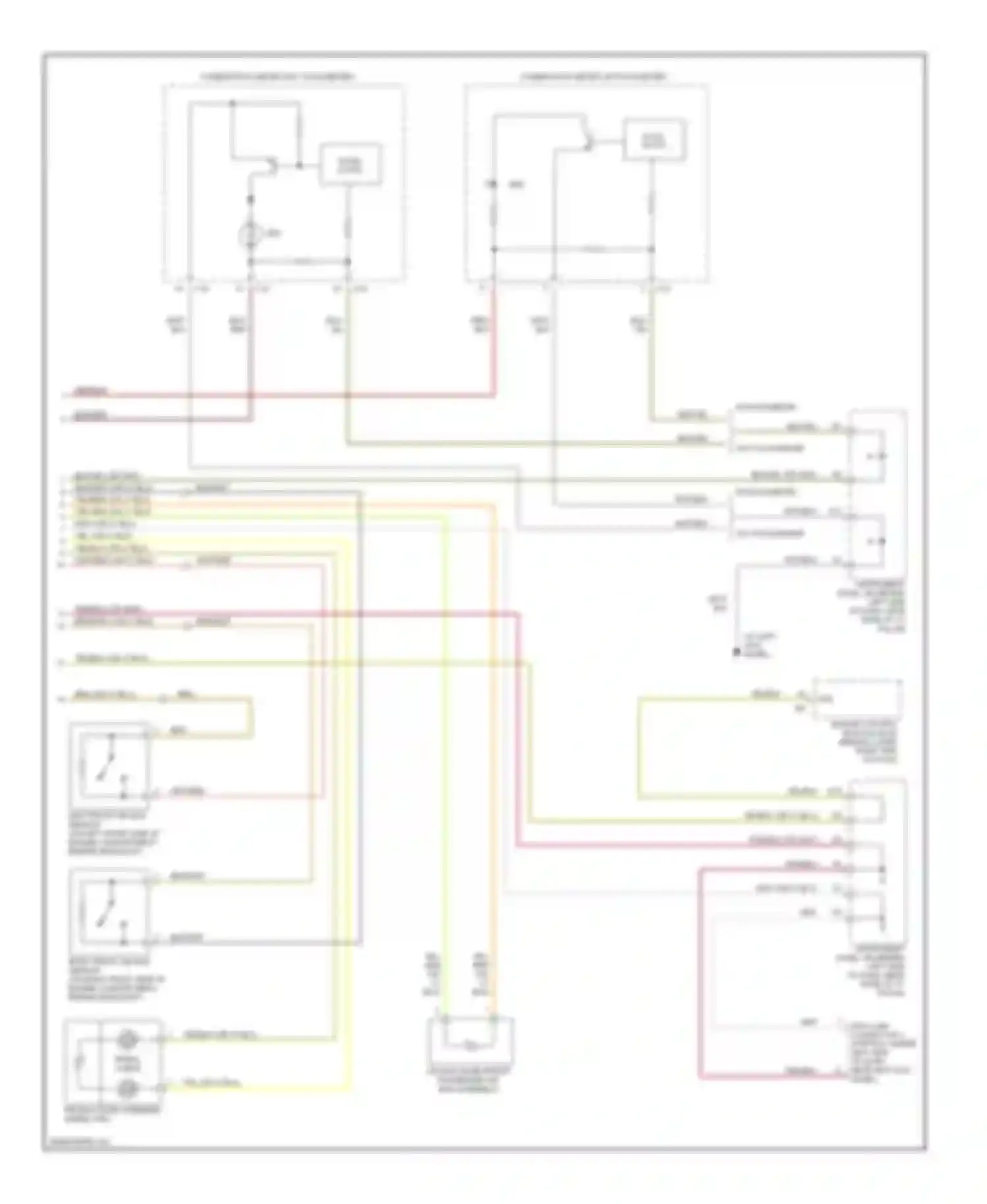 Echo Toyota I (1999-2005): Supplemental restraints circuit (2 of 2)
