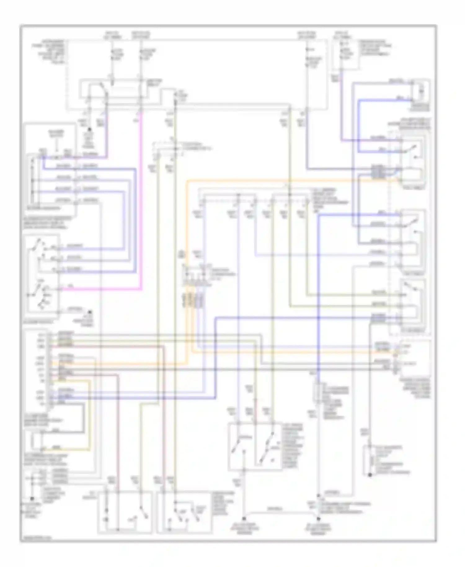 Wiring diagram a/c switch for Toyota Echo I (1999-2005) (1 of 1)