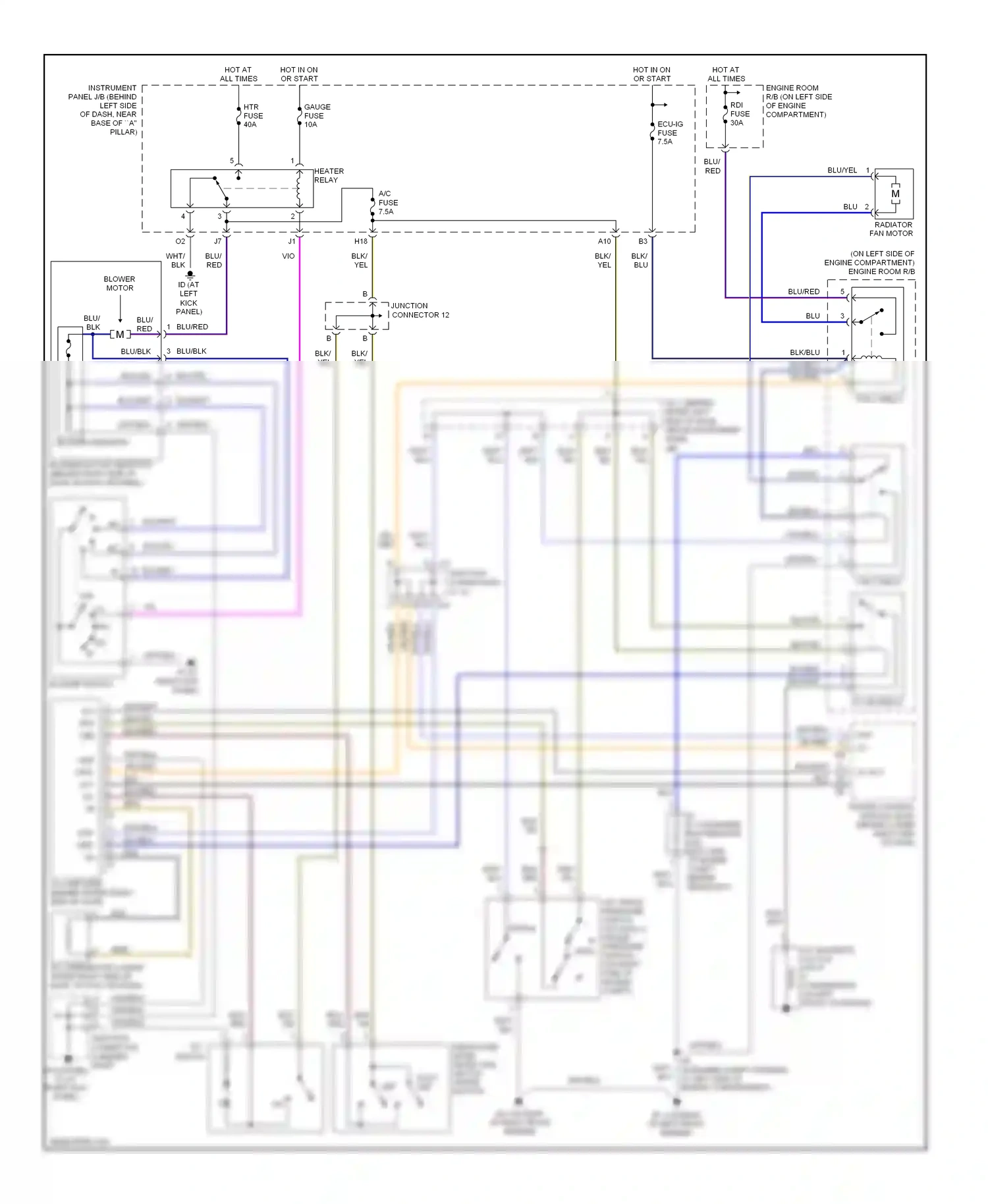 Toyota Echo I (1999-2005) engine control module (ecm) (behind lower right side of dash) wiring diagram  (5 of 7)