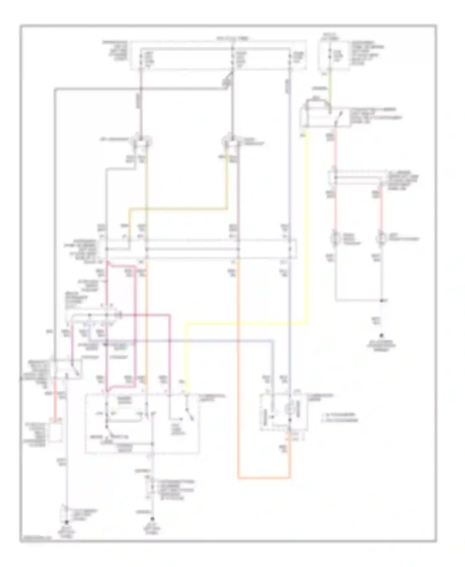Wiring diagram right headlight for Toyota Echo I (1999-2005) (2 of 2)