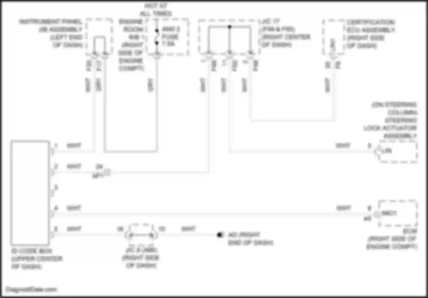 GR86 Toyota I (2021-2024): Immobilizer circuit
