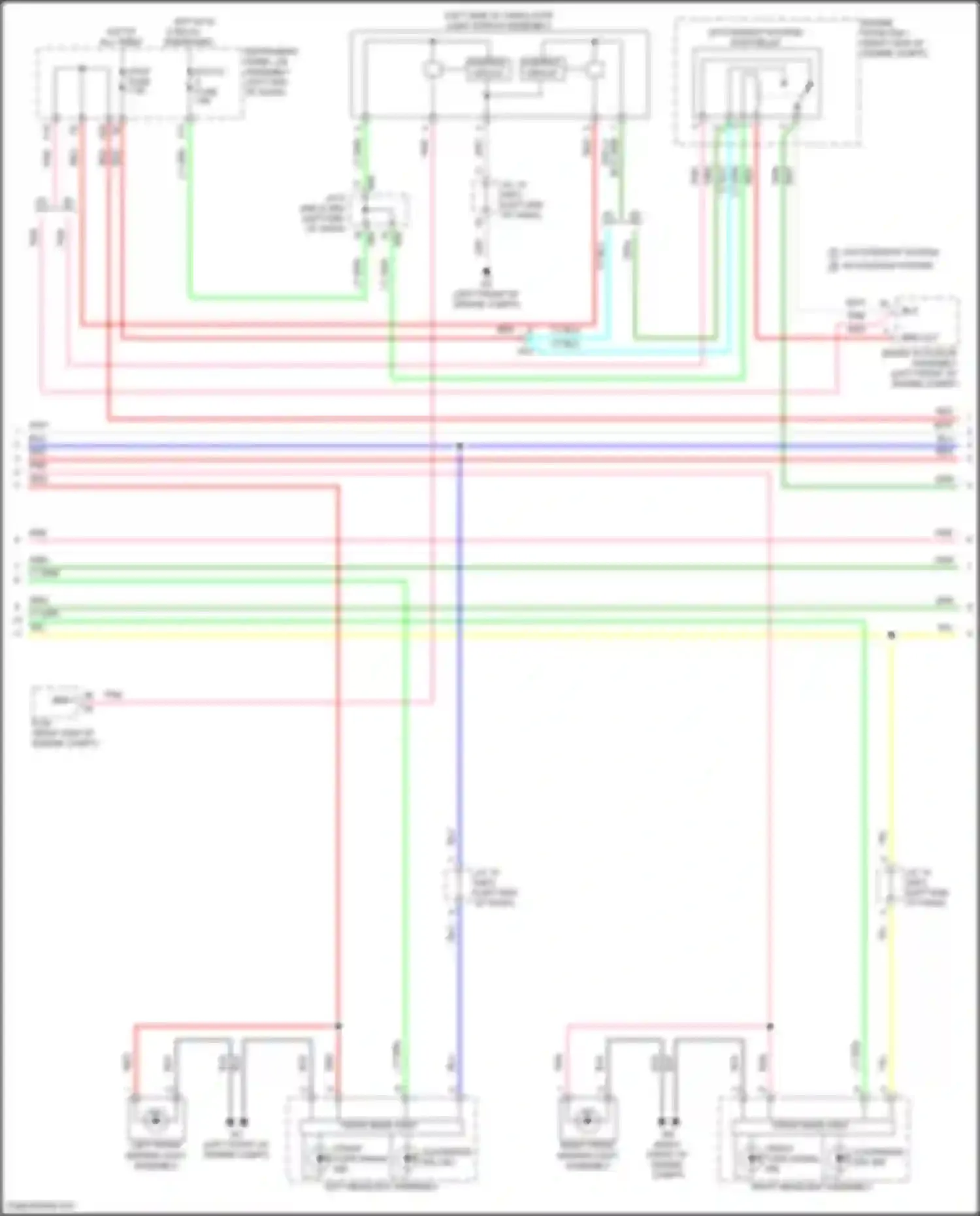GR86 Toyota I (2021-2024): Exterior lamps circuit (2 of 3)
