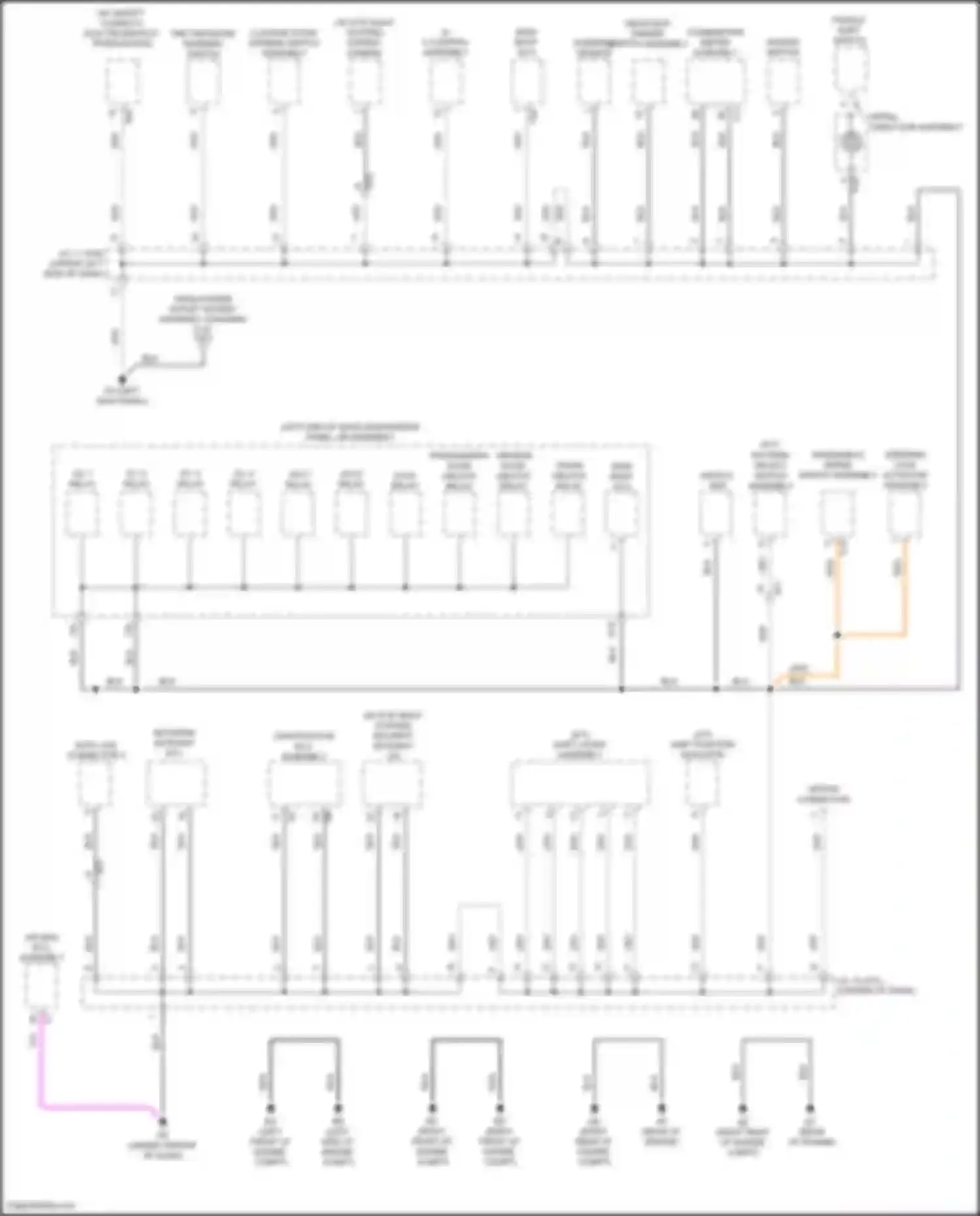 GR86 Toyota I (2021-2024): Ground distribution circuit (1 of 3)