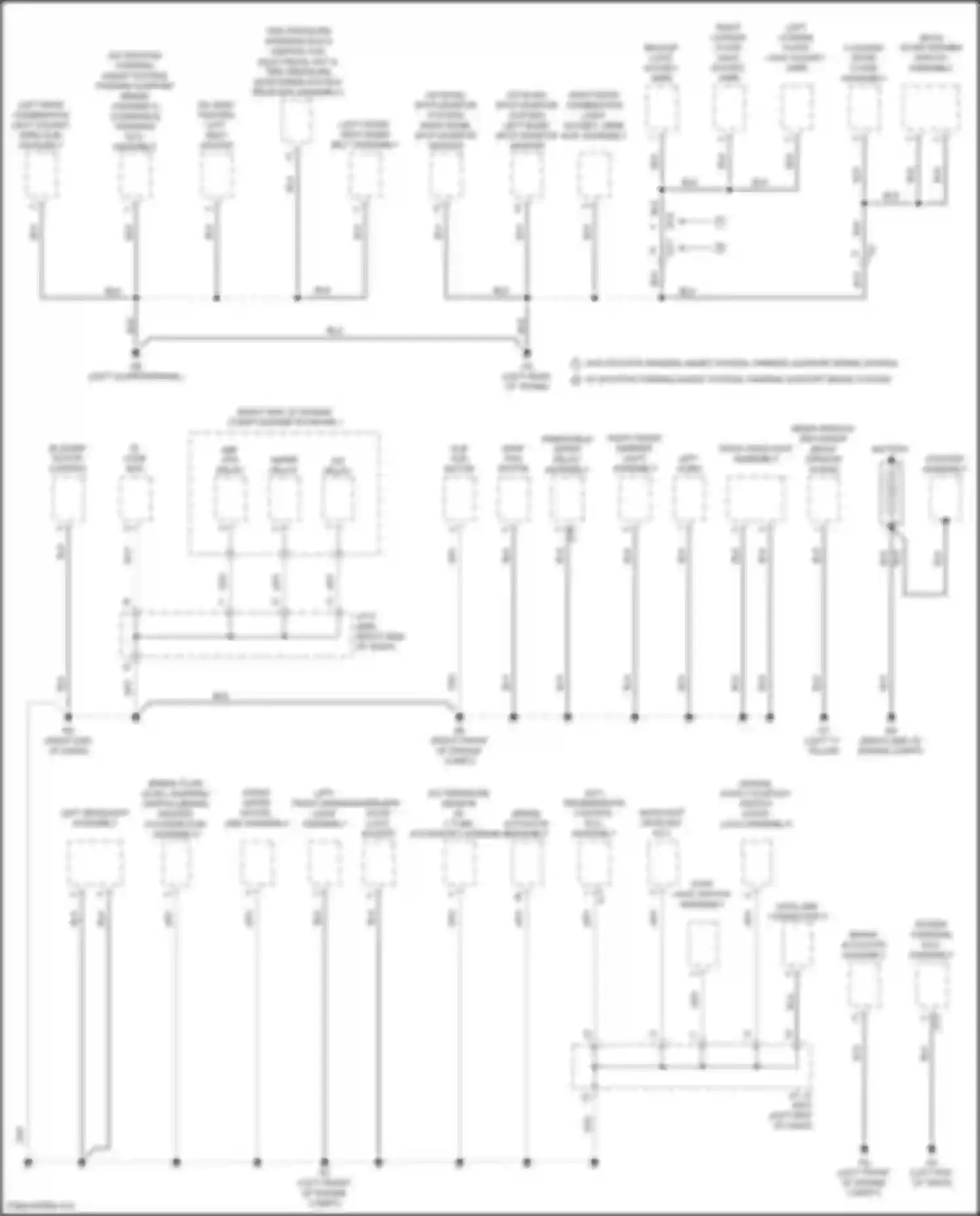 GR86 Toyota I (2021-2024): Ground distribution circuit (3 of 3)
