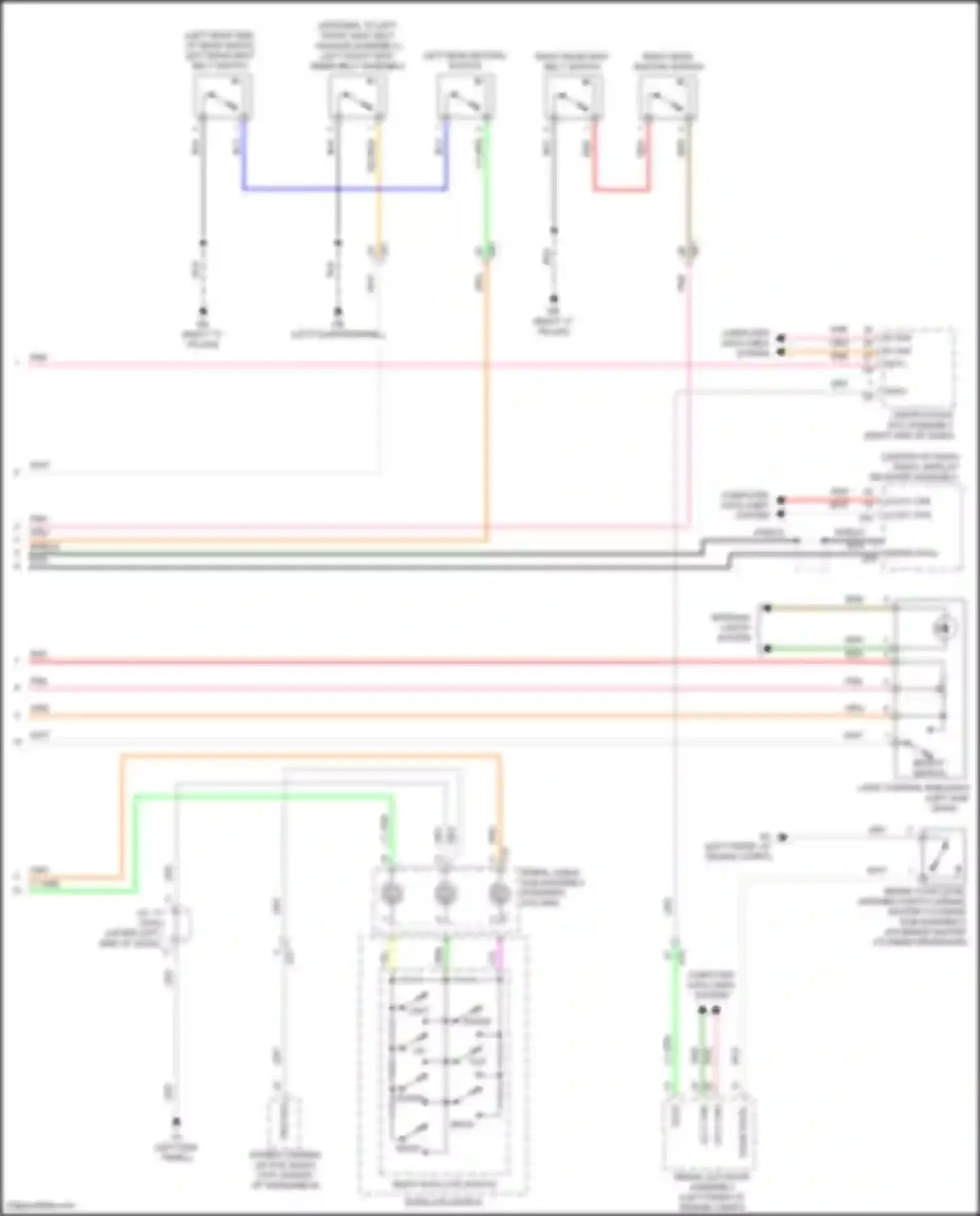 GR86 Toyota I (2021-2024): Instrument cluster circuit (3 of 3)