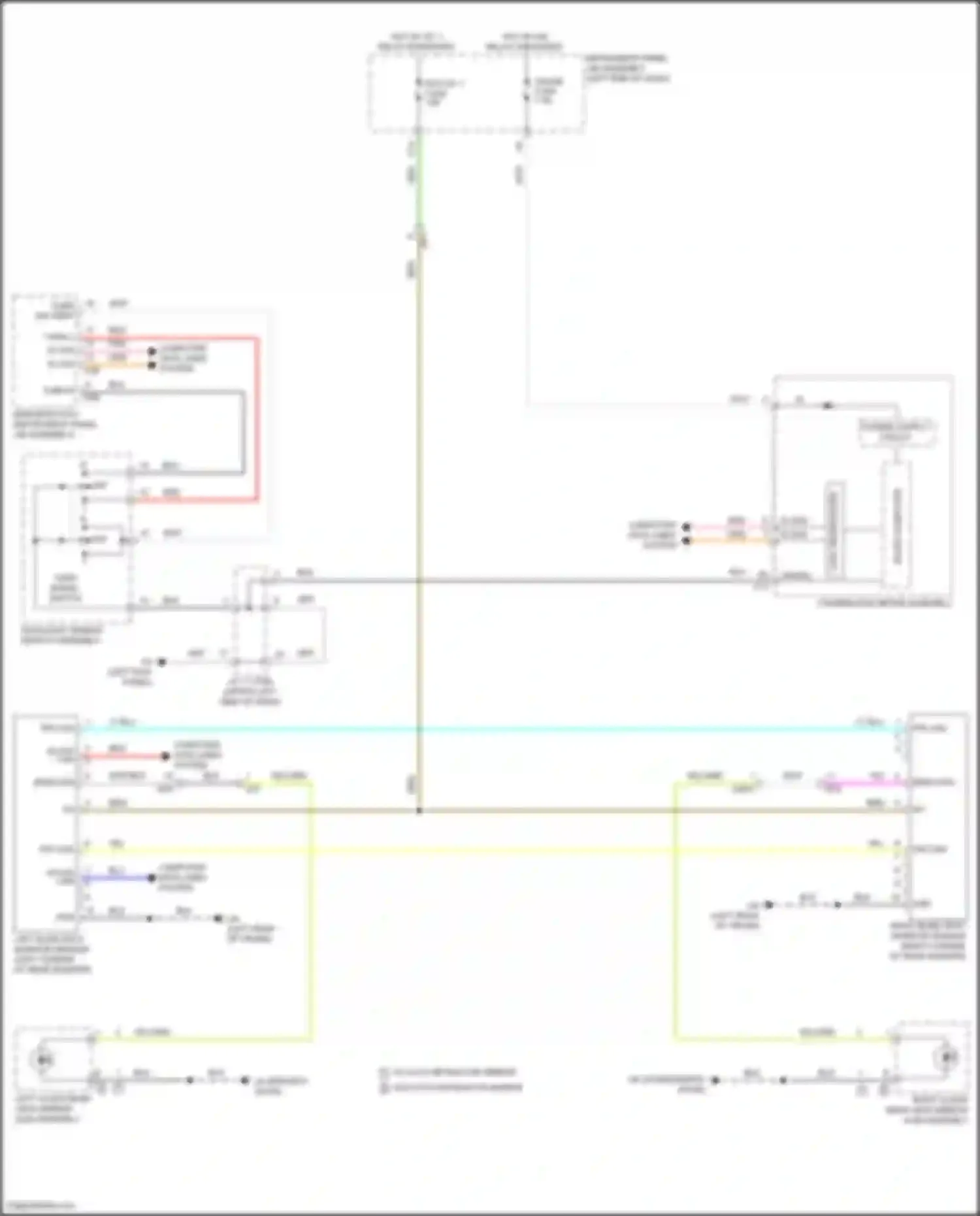 GR86 Toyota I (2021-2024): Blind spot monitoring circuit