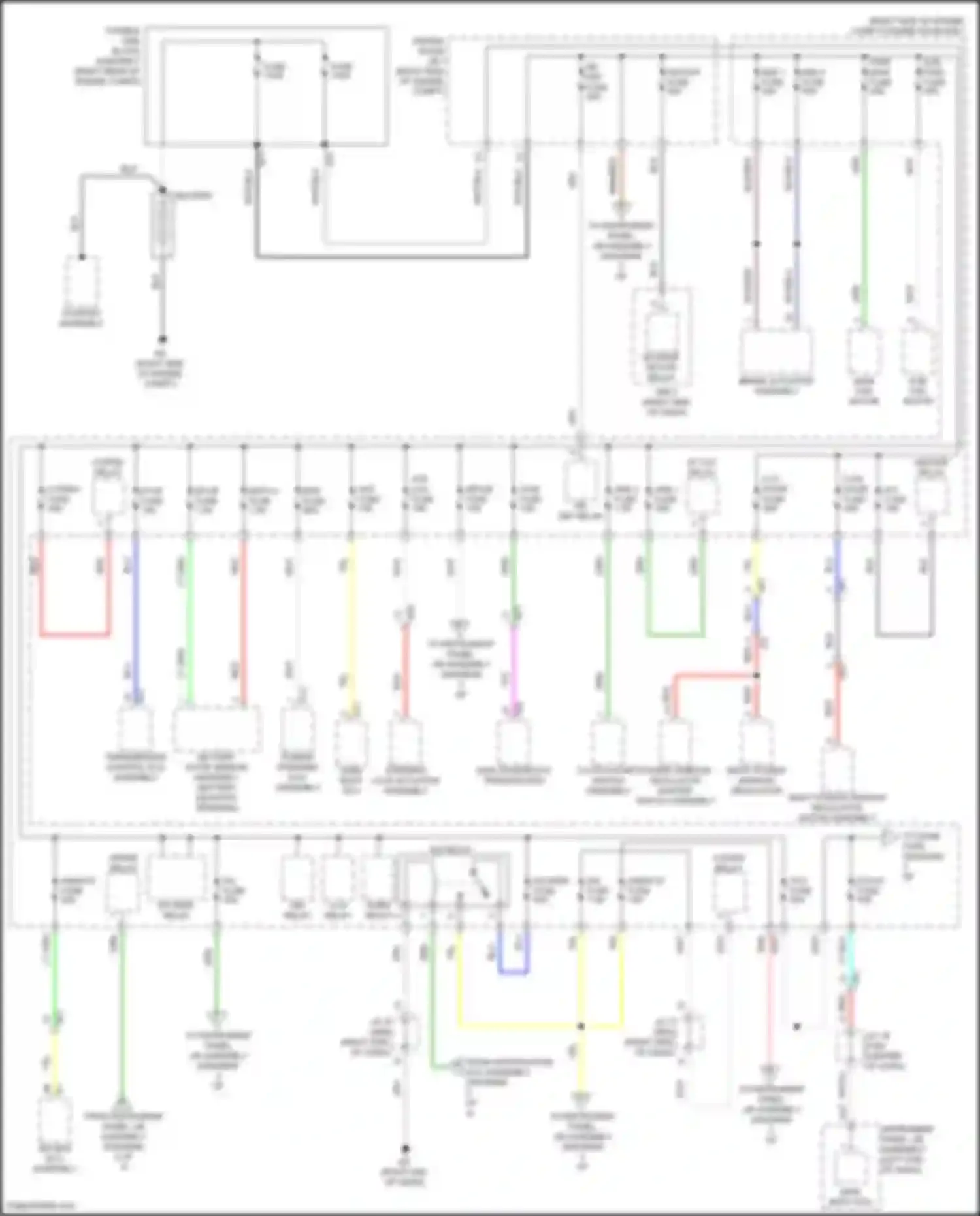 GR86 Toyota I (2021-2024): Power distribution circuit (1 of 3)