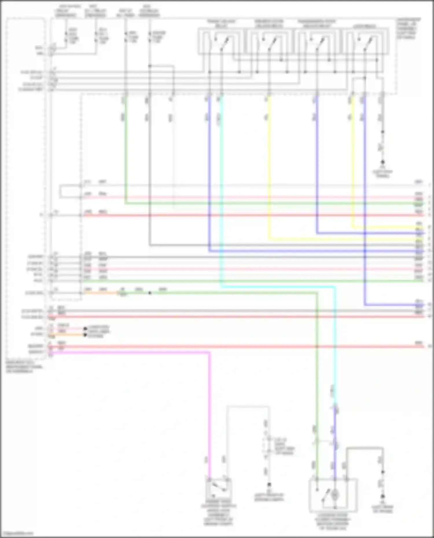 GR86 Toyota I (2021-2024): Power door locks circuit, w/ smart key system (1 of 6)