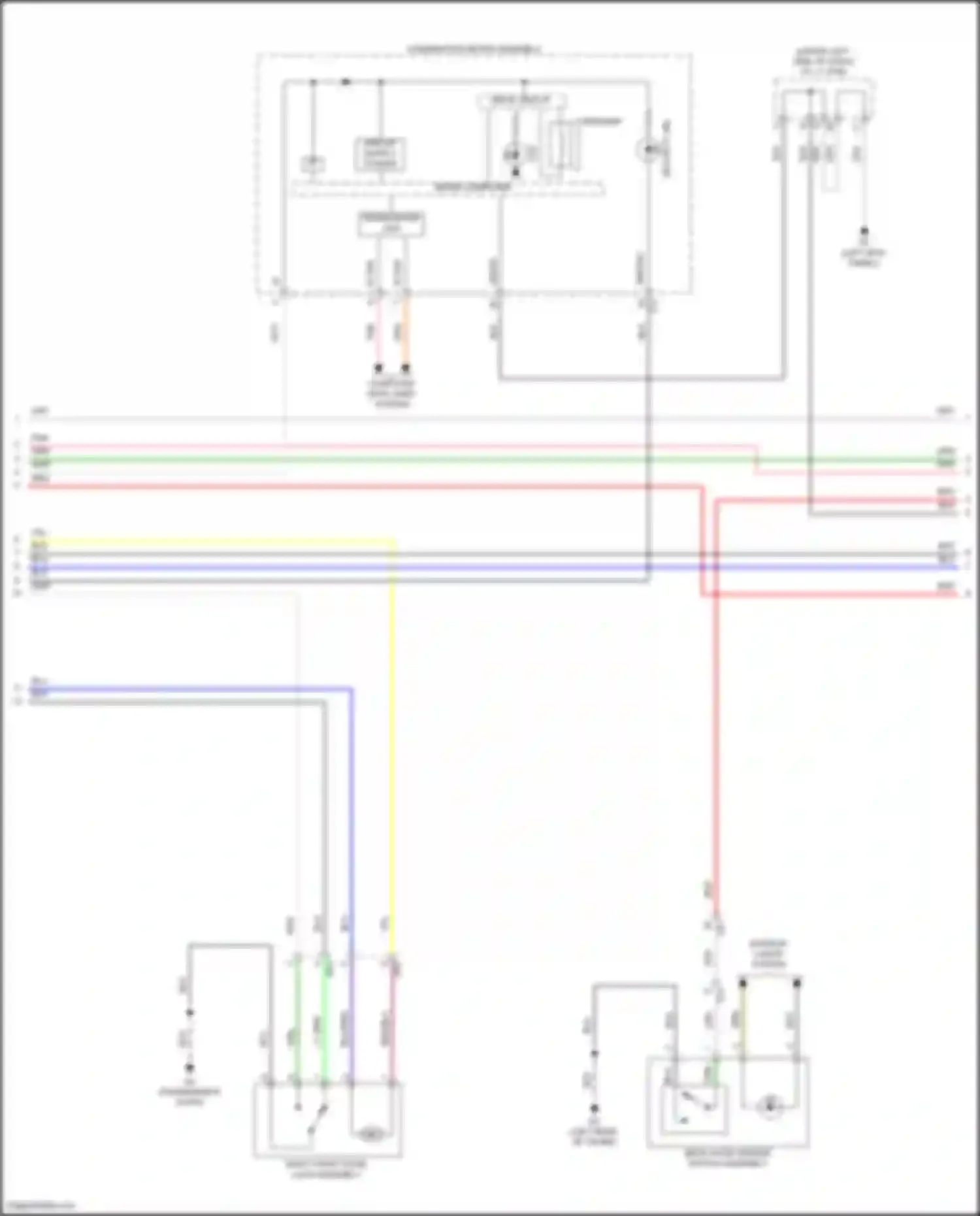 GR86 Toyota I (2021-2024): Power door locks circuit, w/ smart key system (3 of 6)