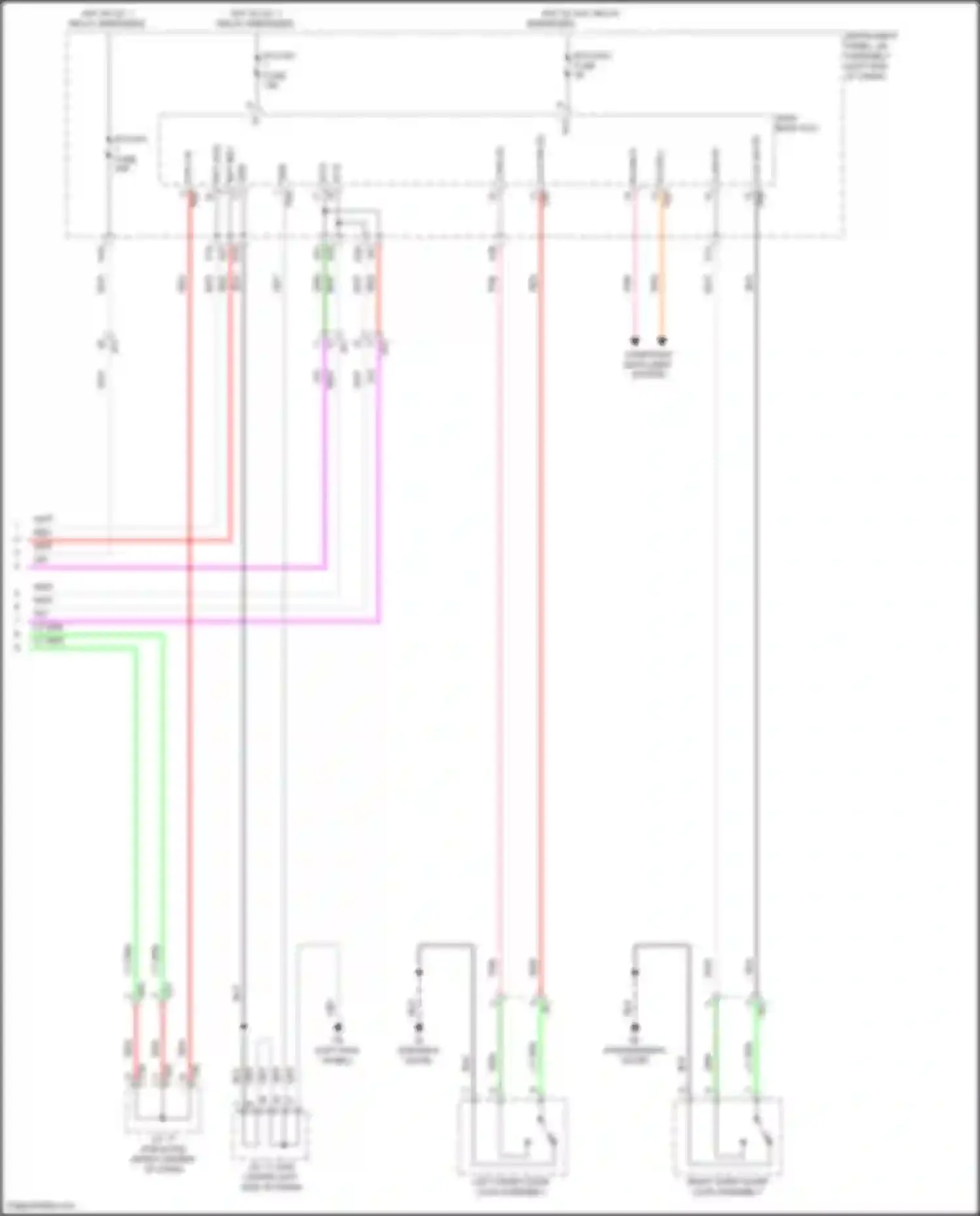 GR86 Toyota I (2021-2024): Power windows circuit (2 of 2)