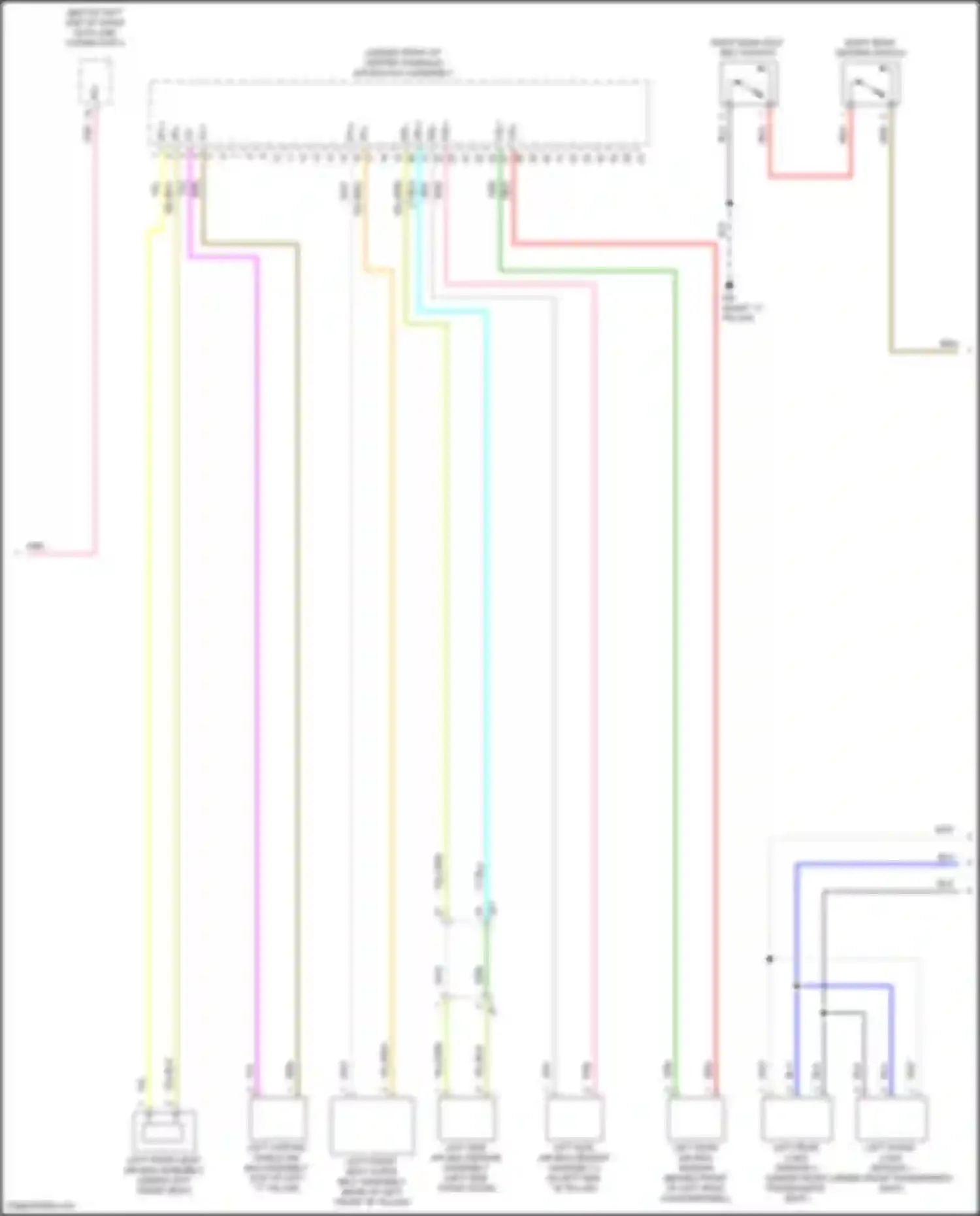 GR86 Toyota I (2021-2024): Supplemental restraints circuit (2 of 3)