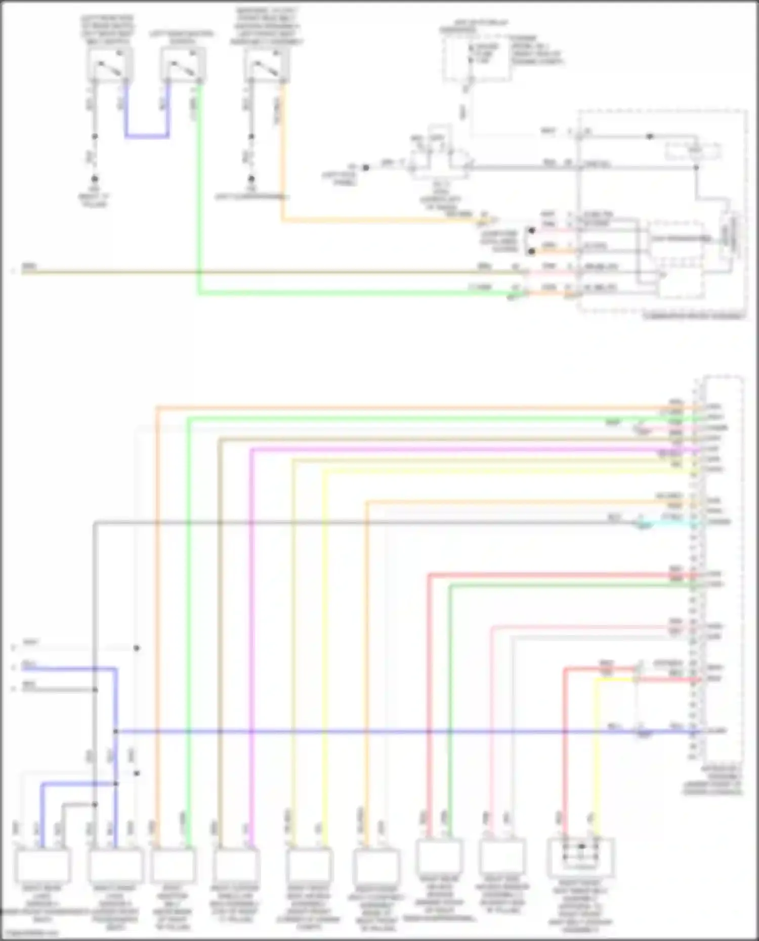 GR86 Toyota I (2021-2024): Supplemental restraints circuit (3 of 3)